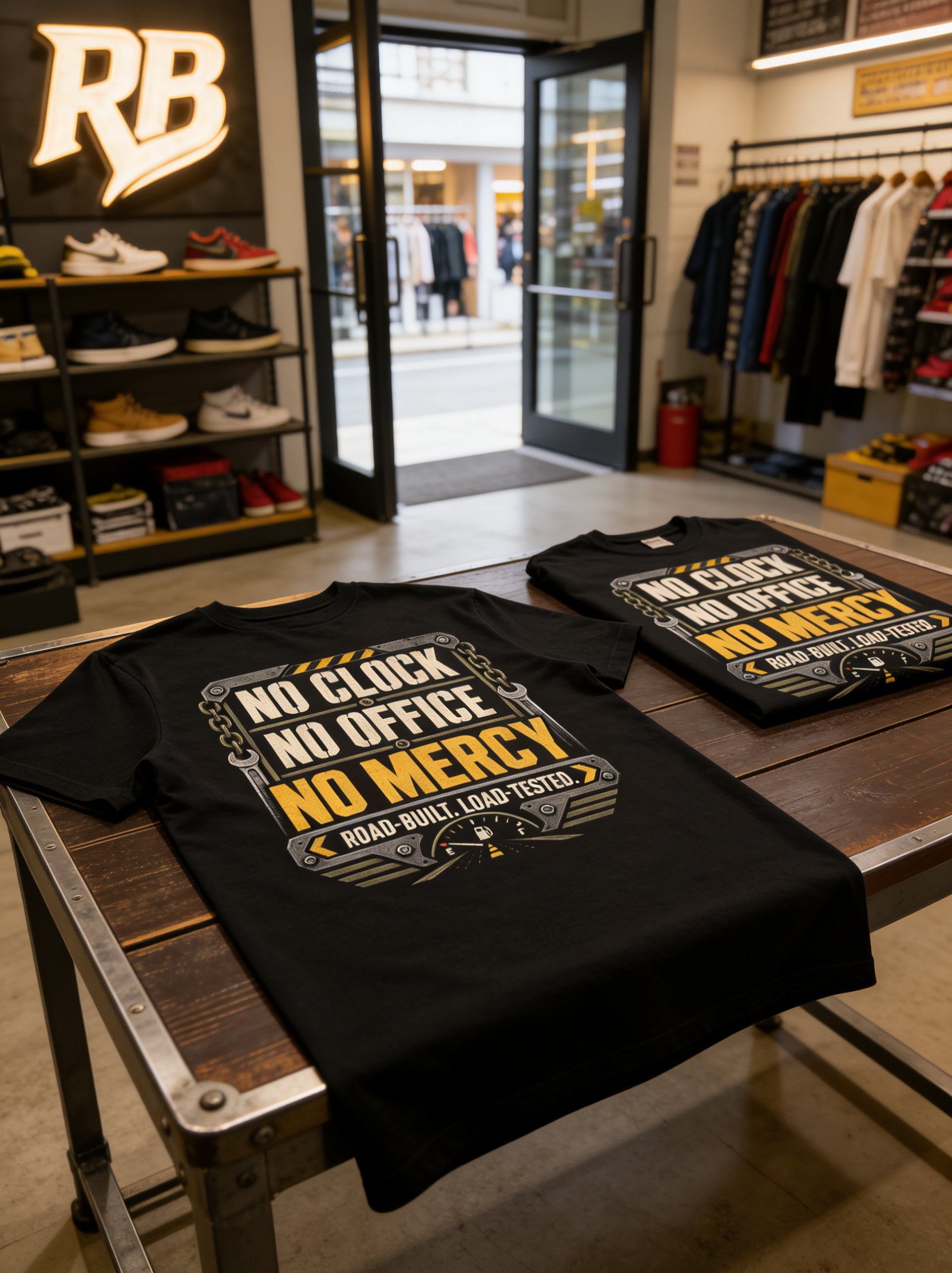 No Clock No Office No Mercy – Tee