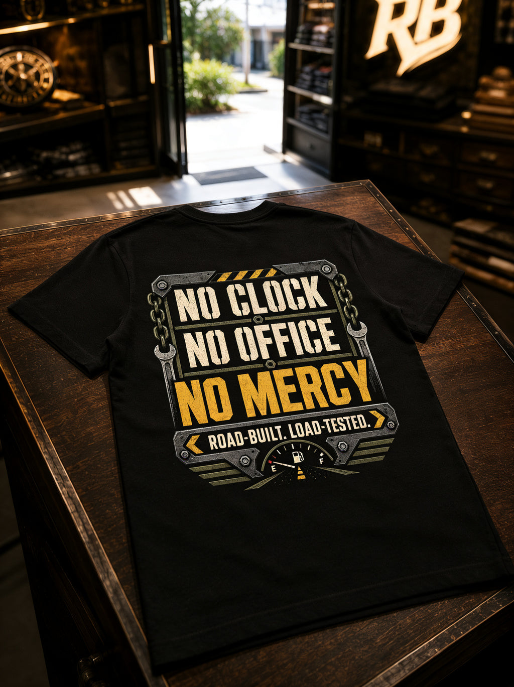 No Clock No Office No Mercy - Premium Tee New