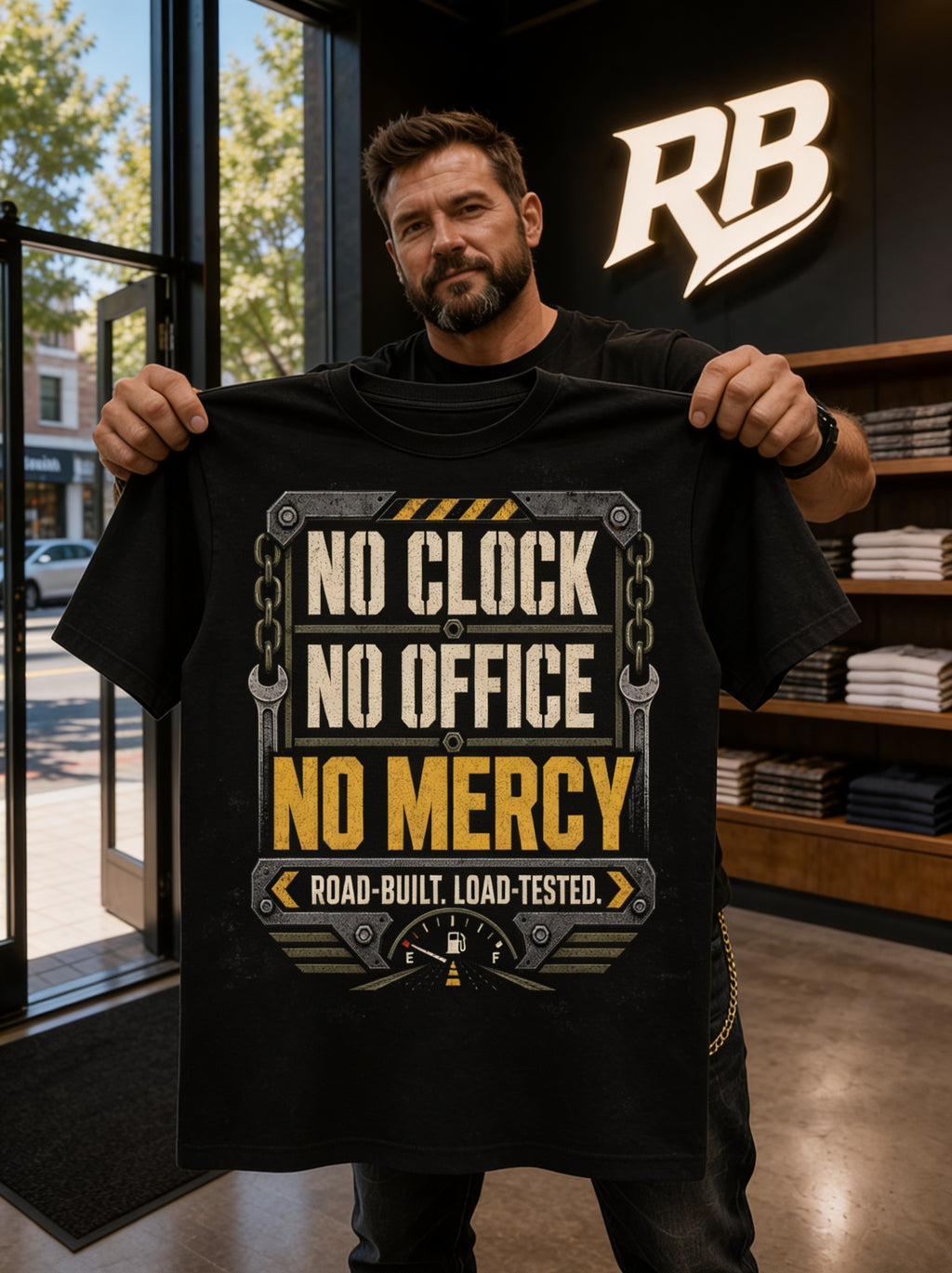 No Clock No Office No Mercy – Tee