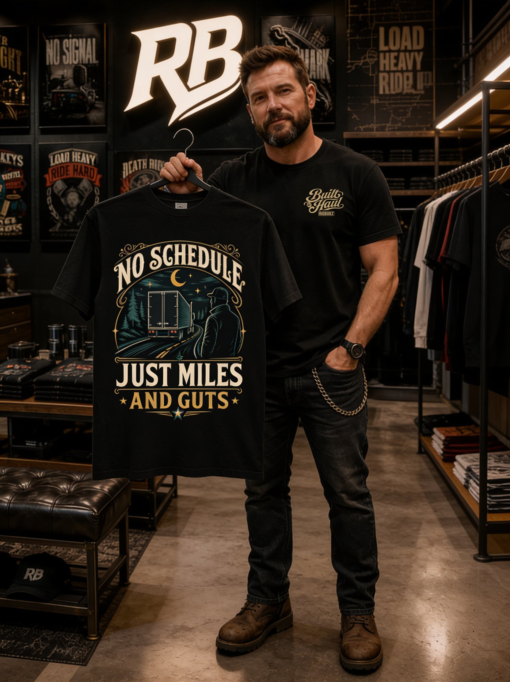 No Schedule Just Miles – Tee