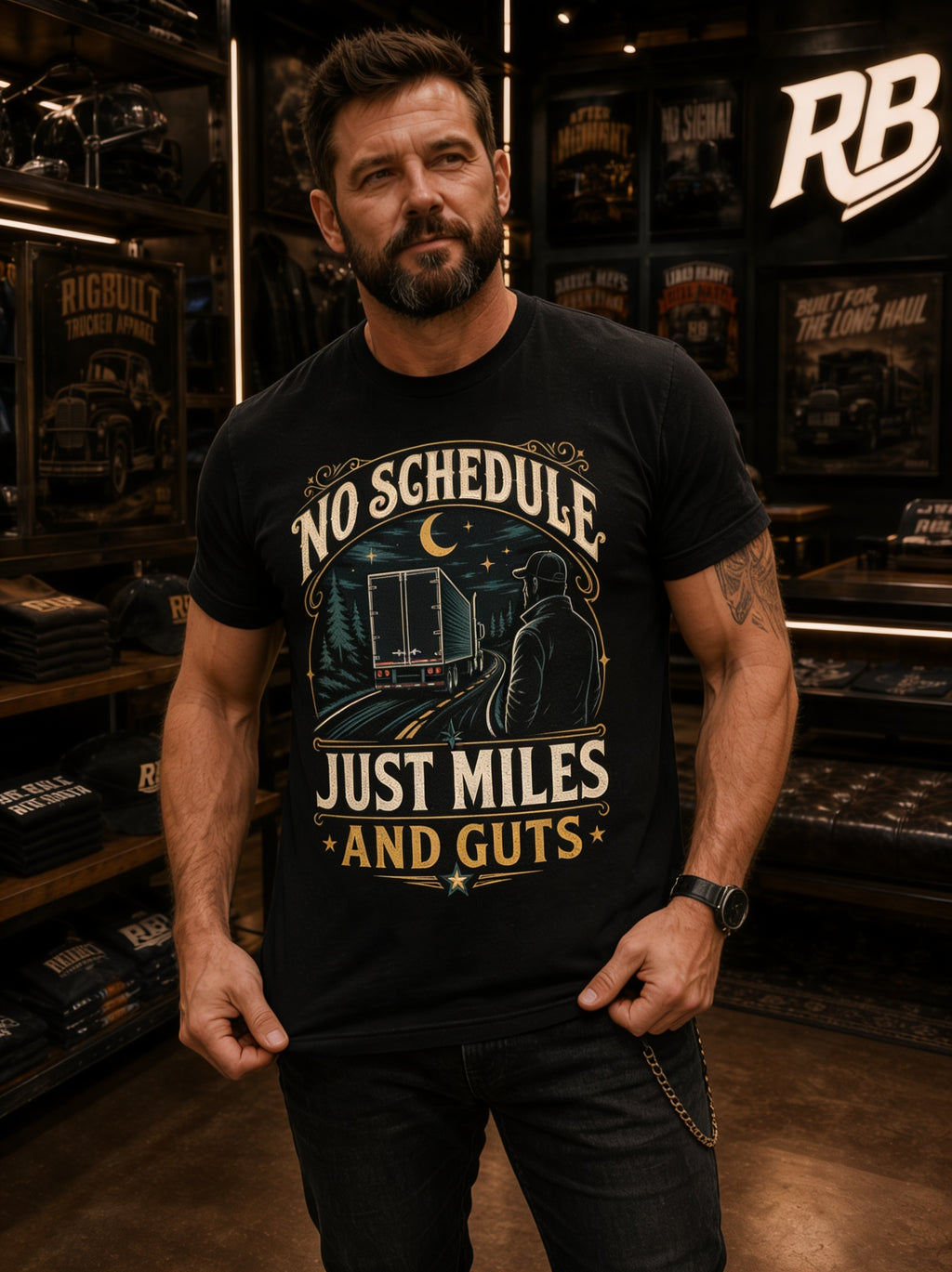 No Schedule Just Miles – Tee
