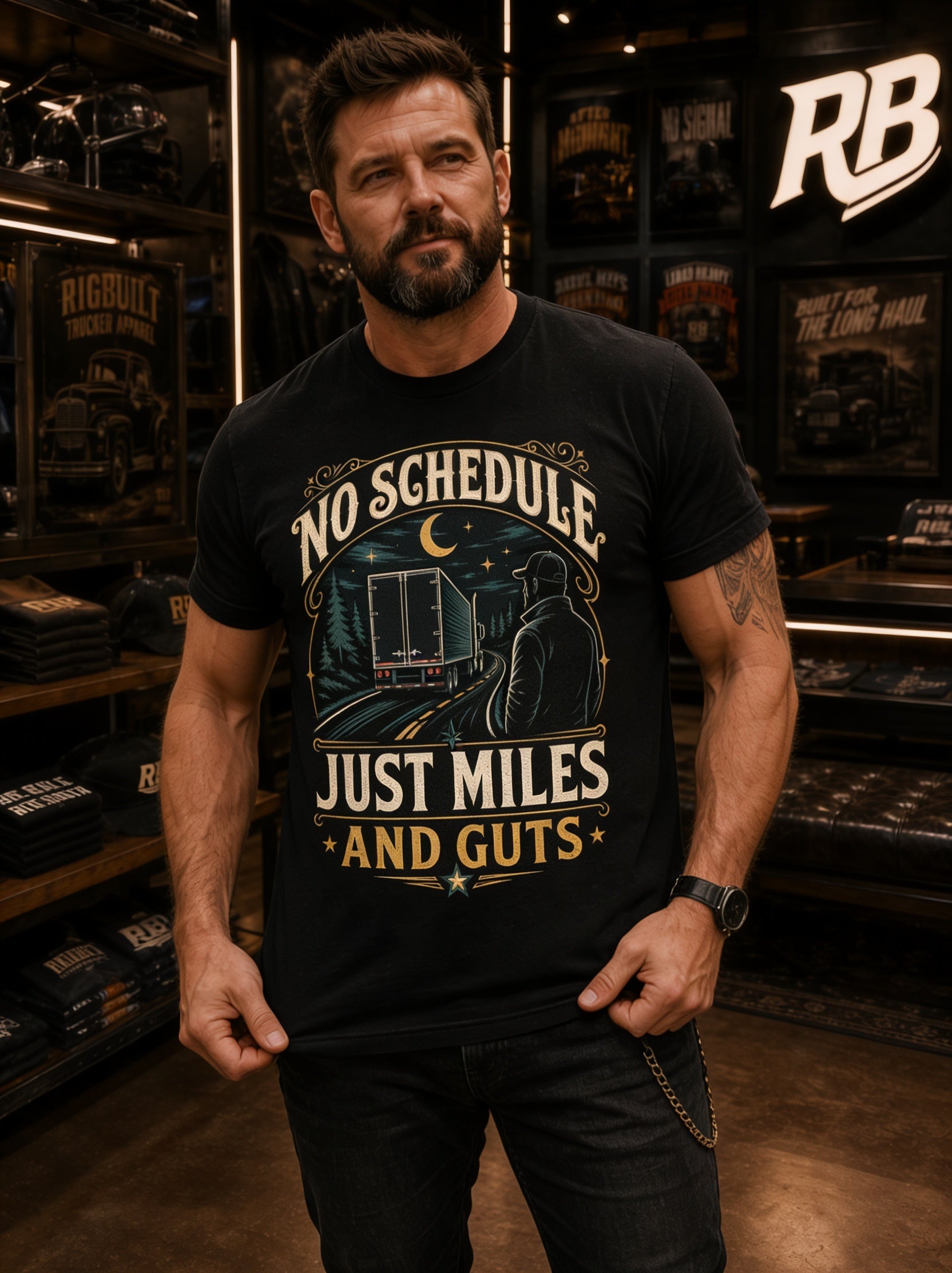 No Schedule Just Miles – Tee