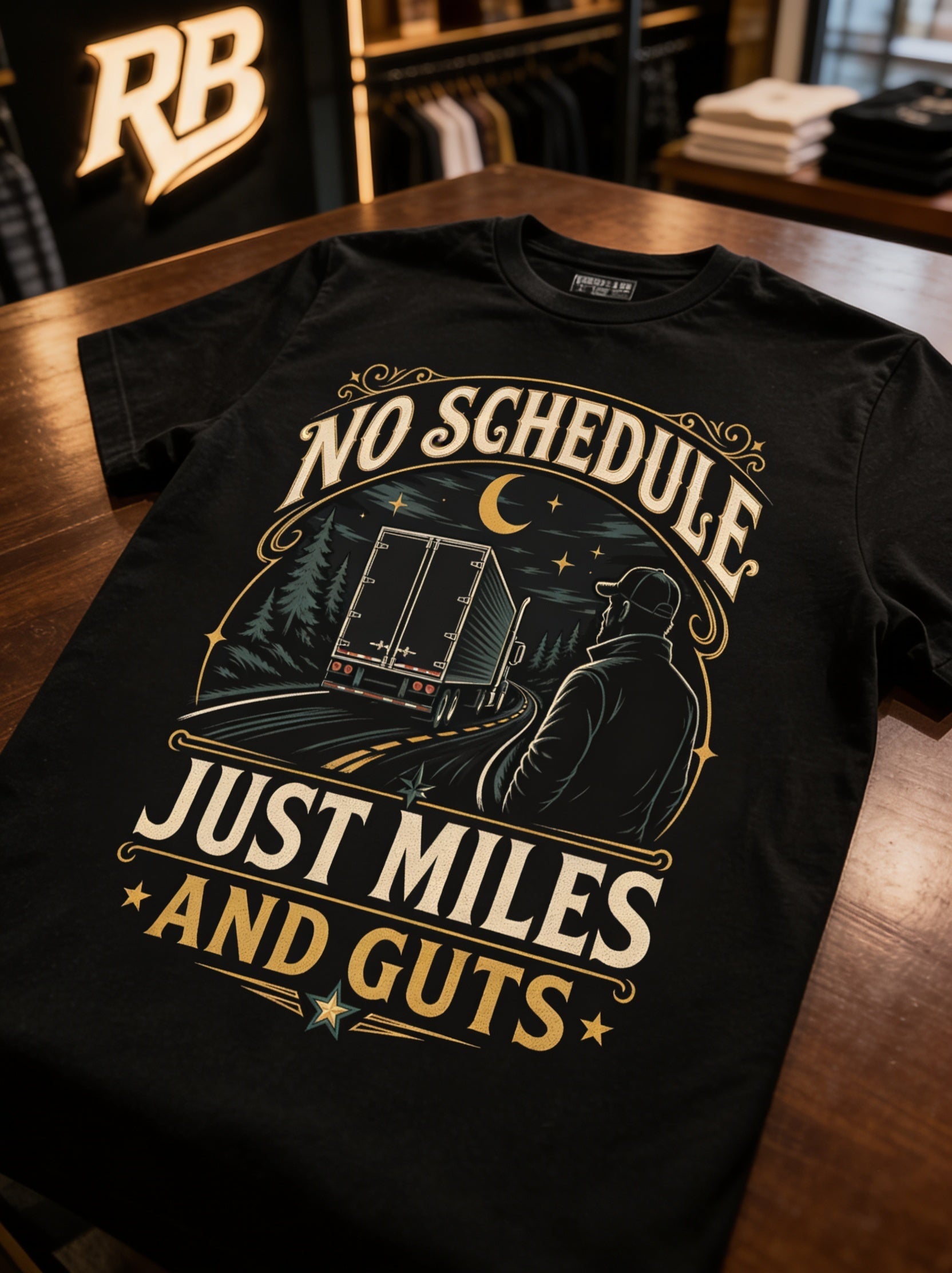 No Schedule Just Miles – Tee