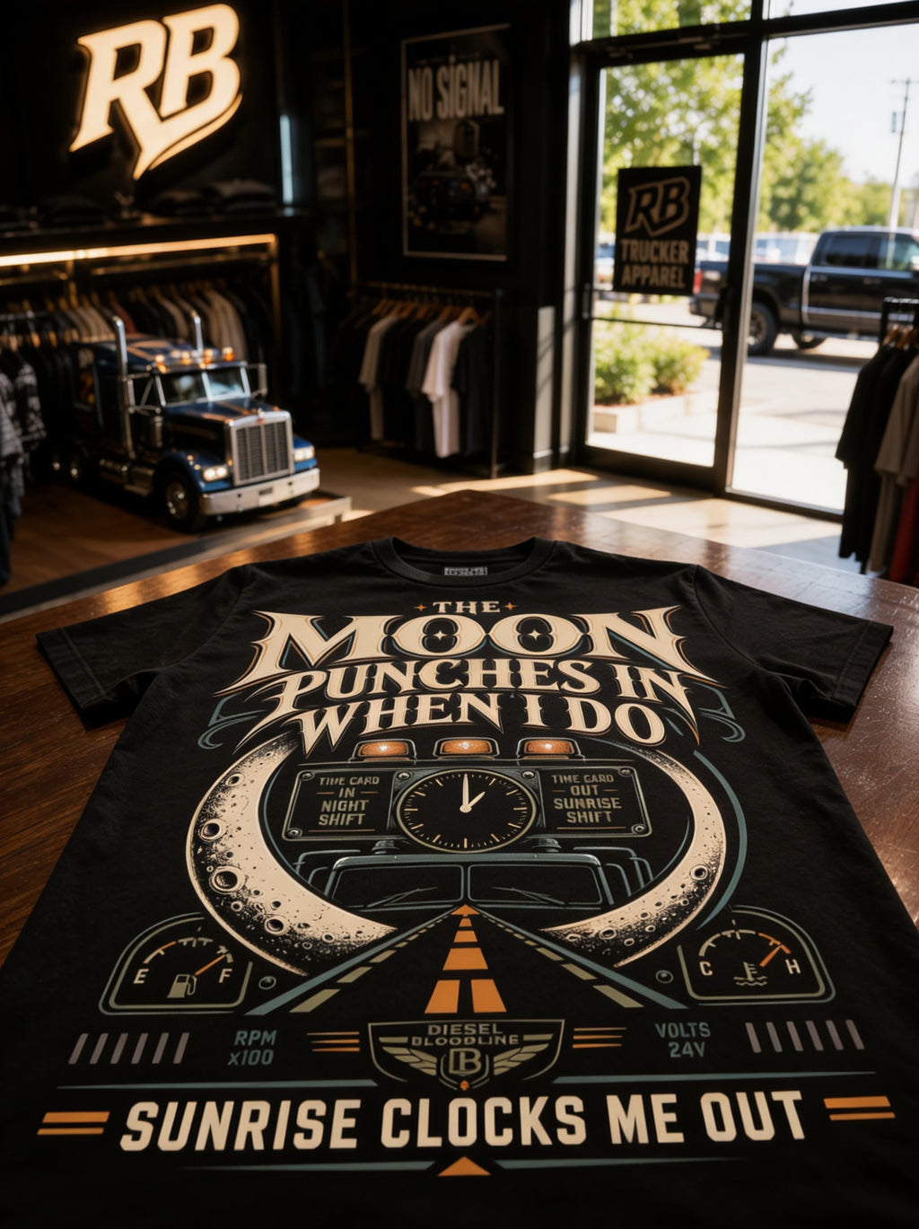 The Moon Punches In When I Do – Tee Front