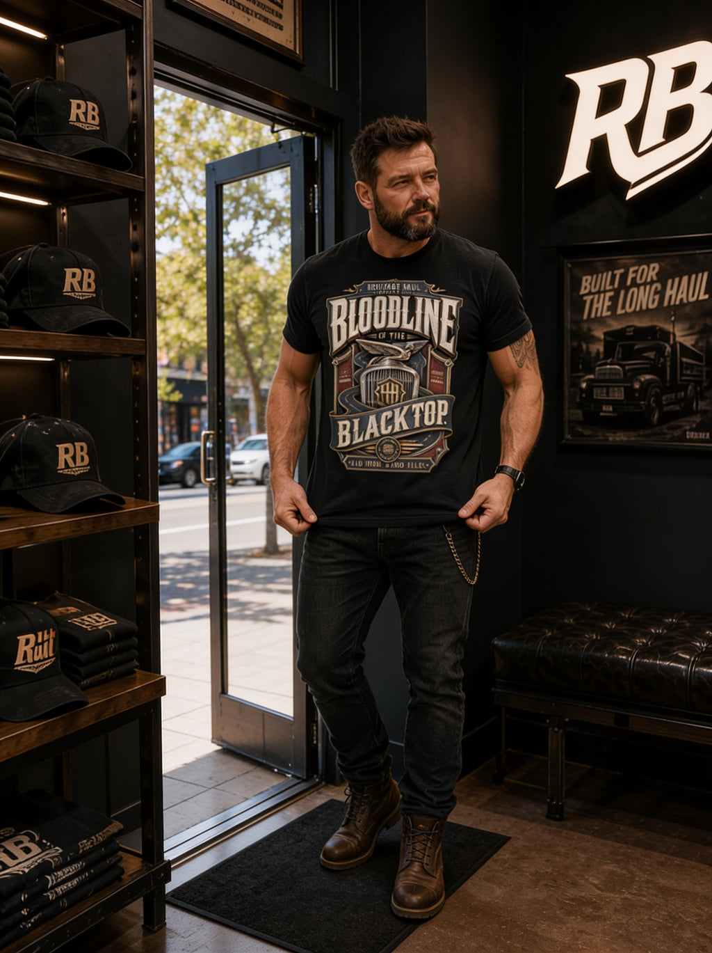 Bloodline Of The Blacktop – Tee Front