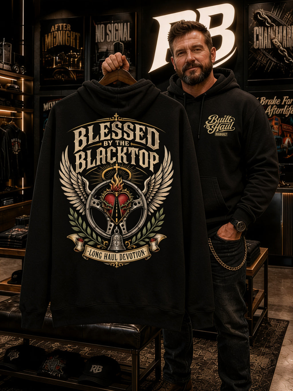 Blessed By The Blacktop – Hoodie