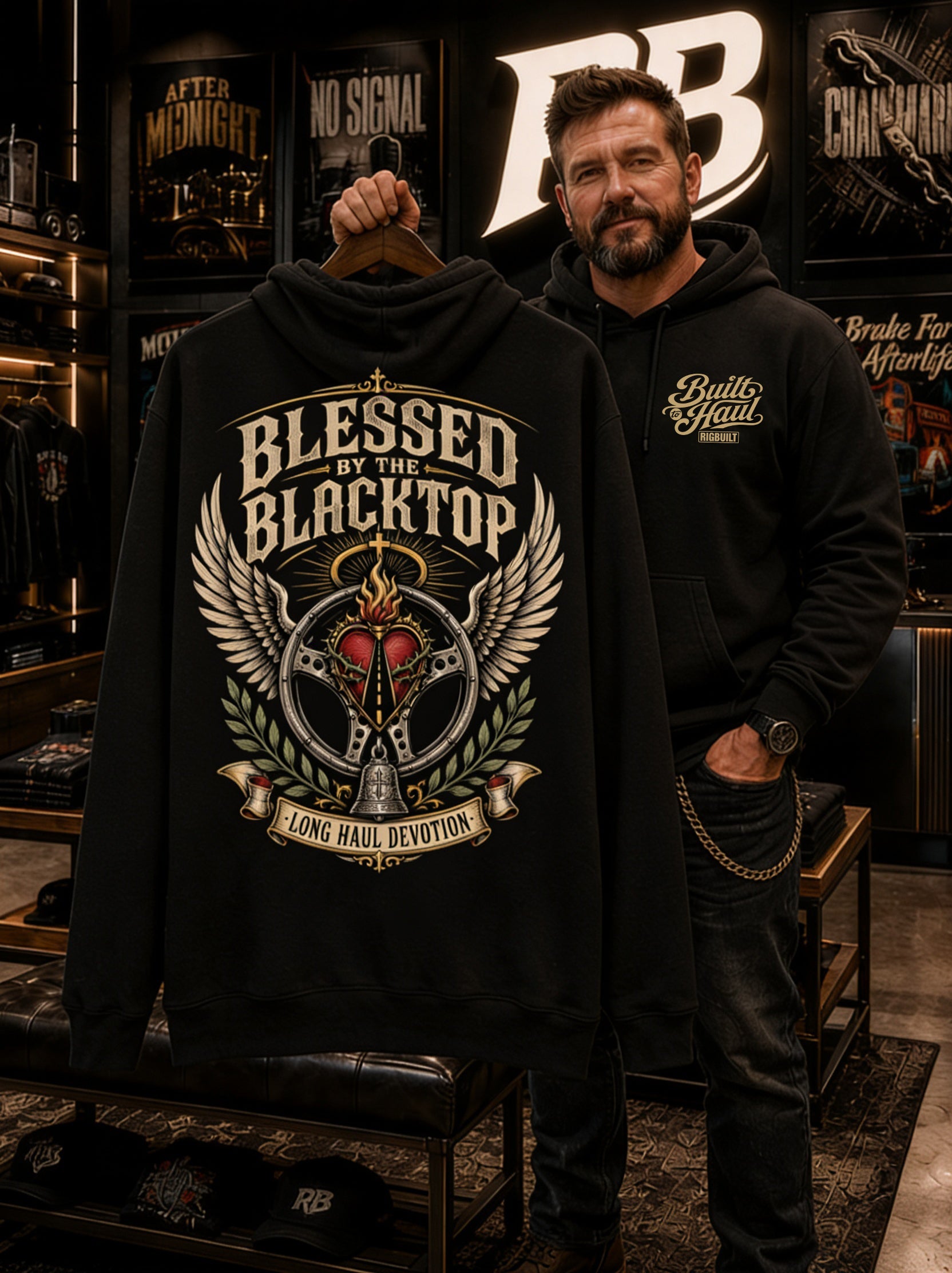 Blessed By The Blacktop – Hoodie