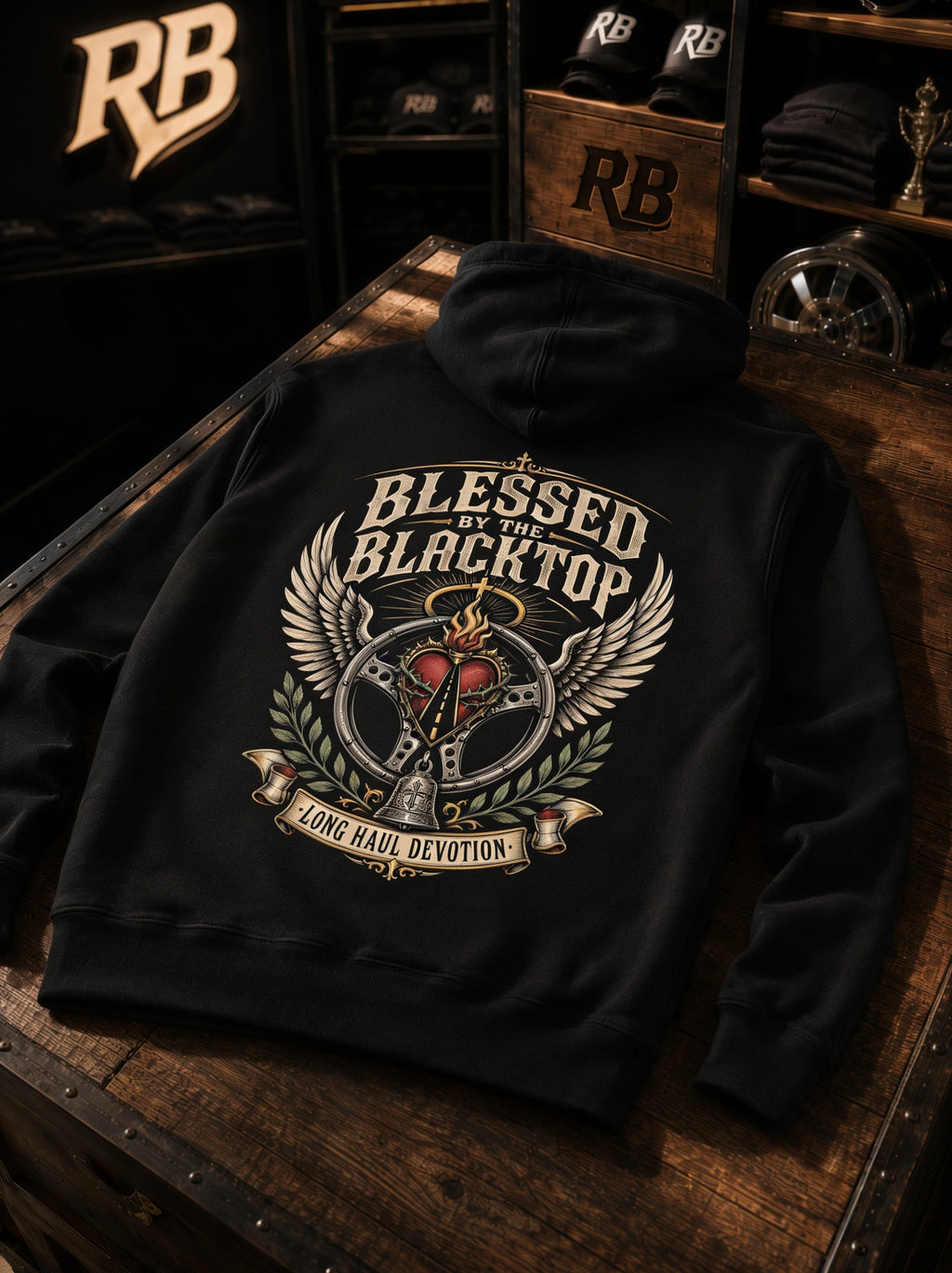 Blessed By The Blacktop – Hoodie
