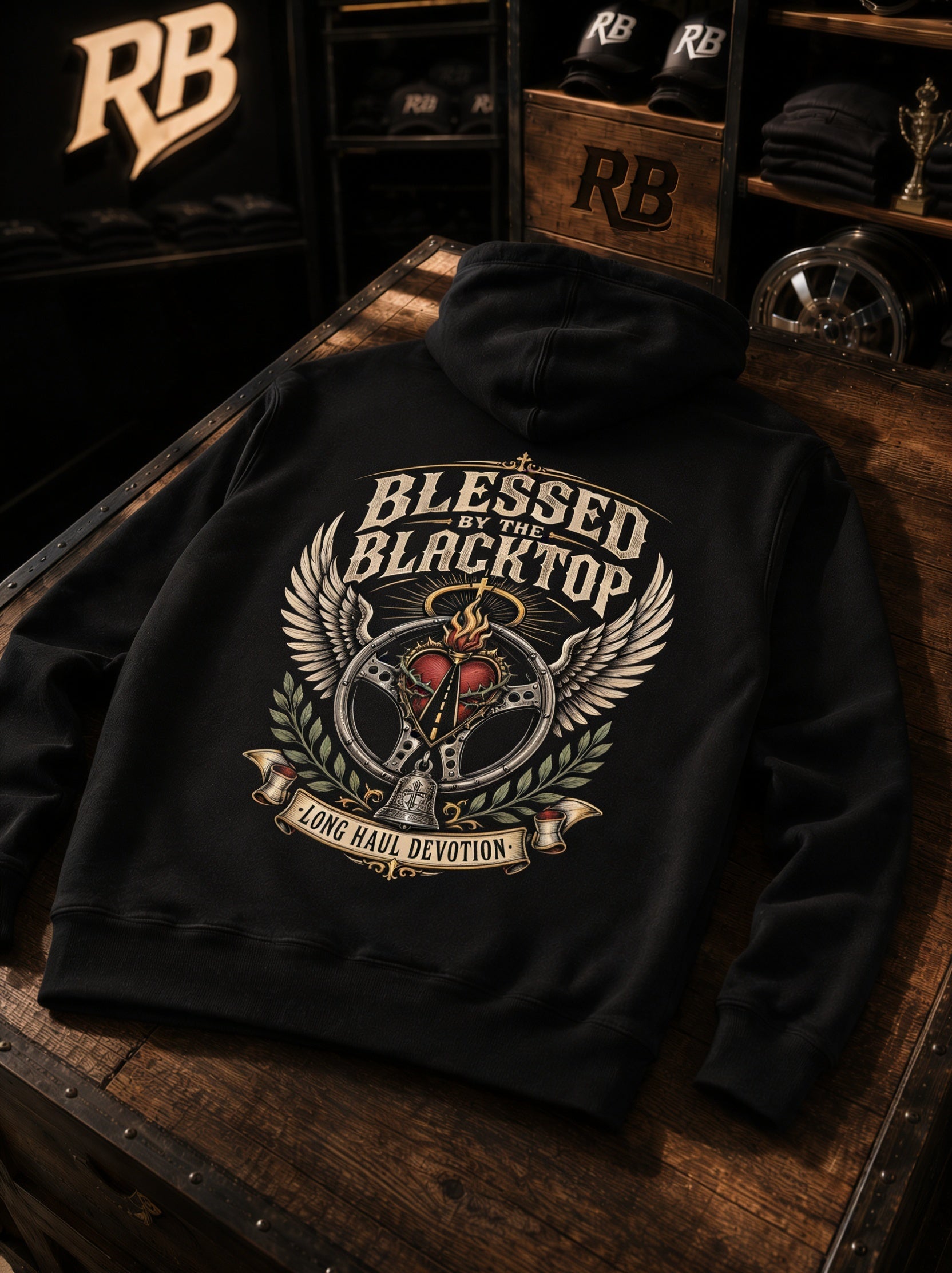 Blessed By The Blacktop – Hoodie