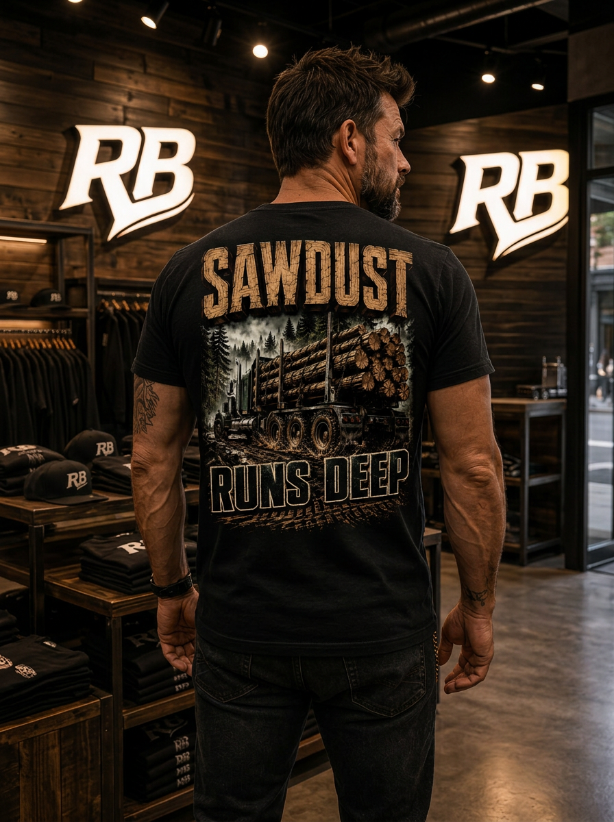 Sawdust Runs Deep - Tee Front Back