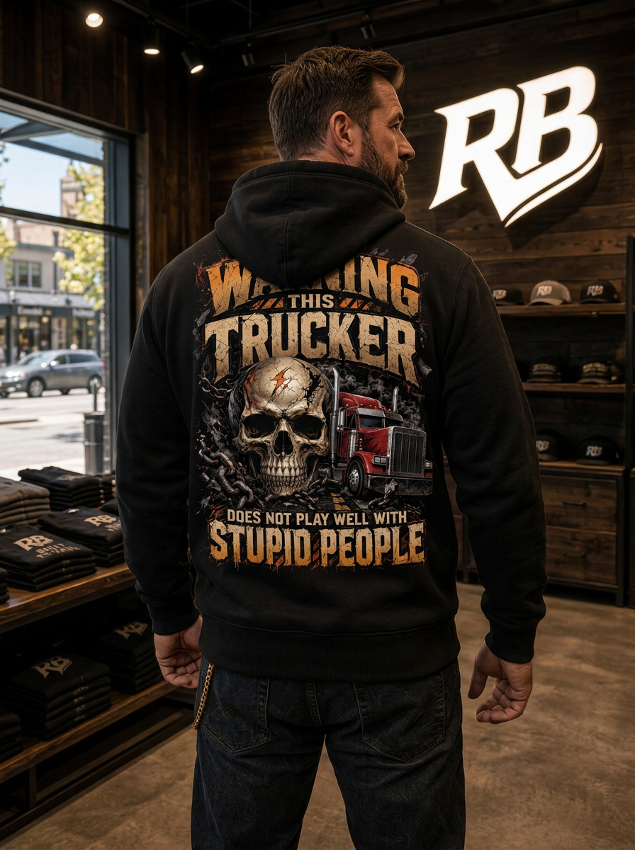 Warning This Trucker - Hoodie