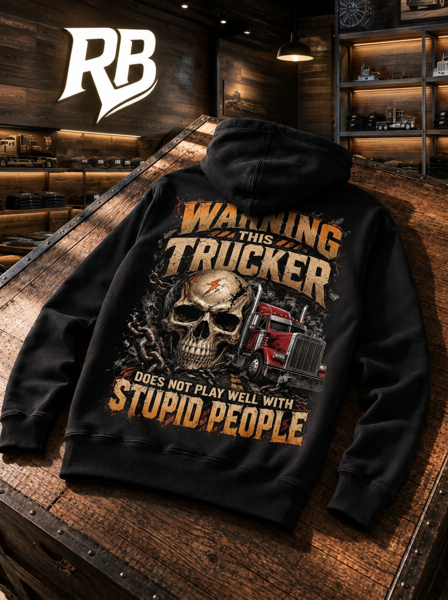 Warning This Trucker - Hoodie