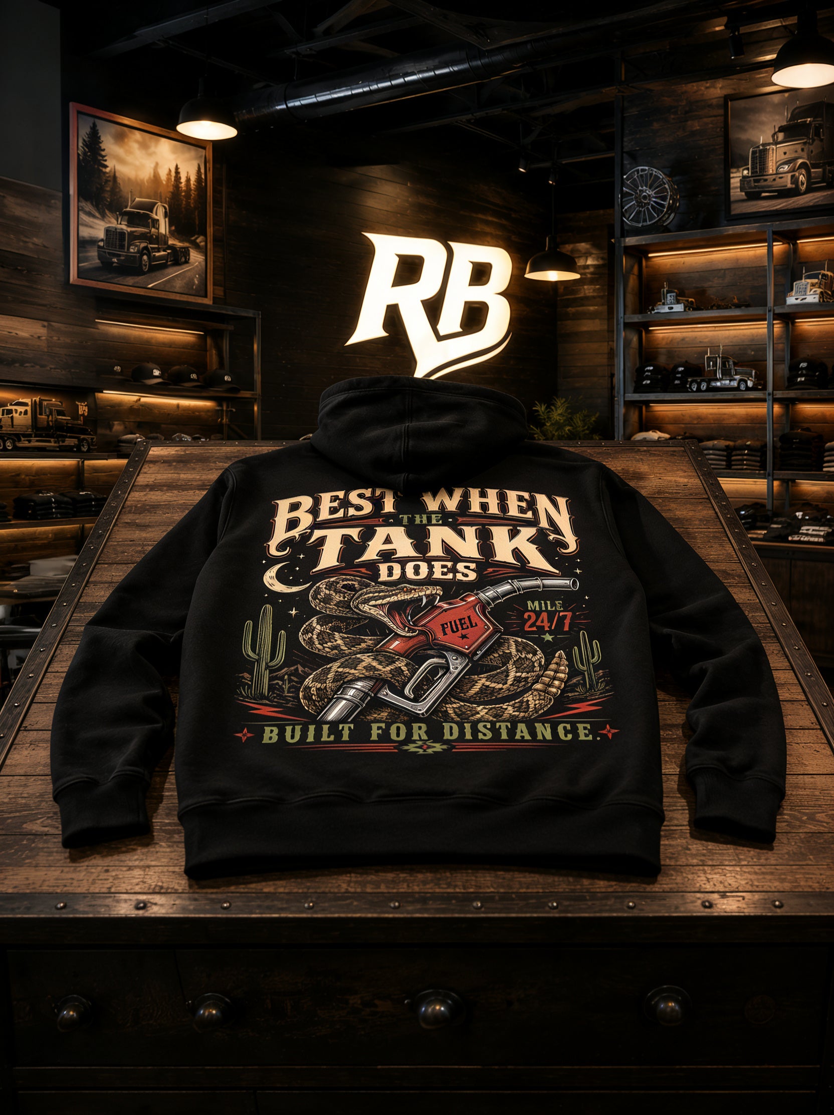 Best When The Tank Does – Hoodie