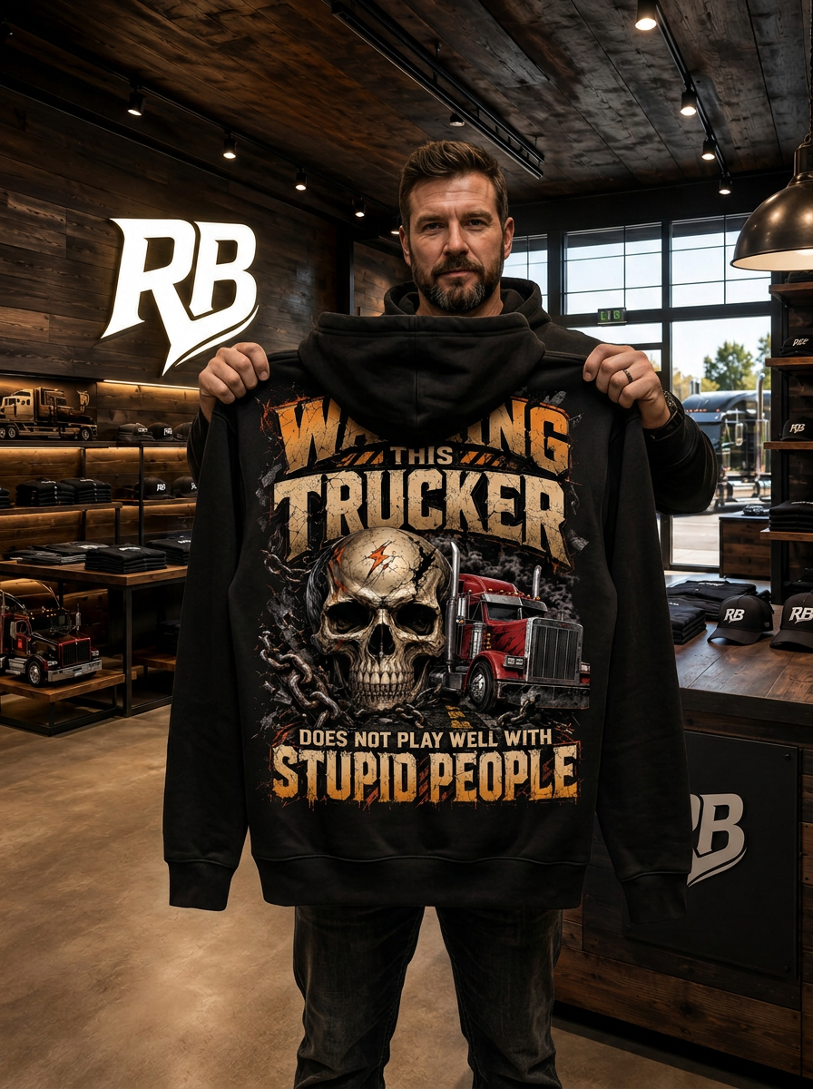 Warning This Trucker - Hoodie