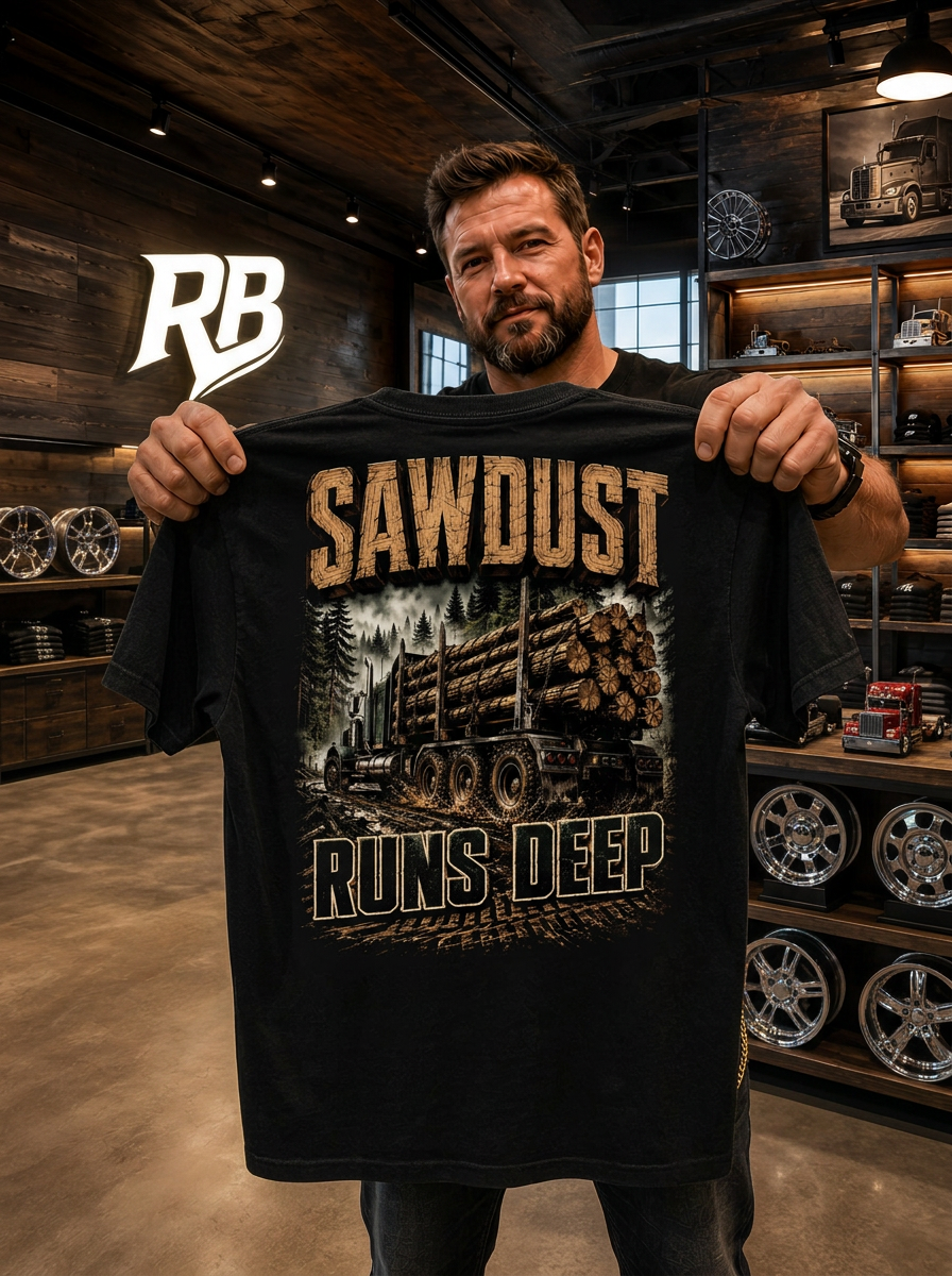Sawdust Runs Deep - Tee Front Back