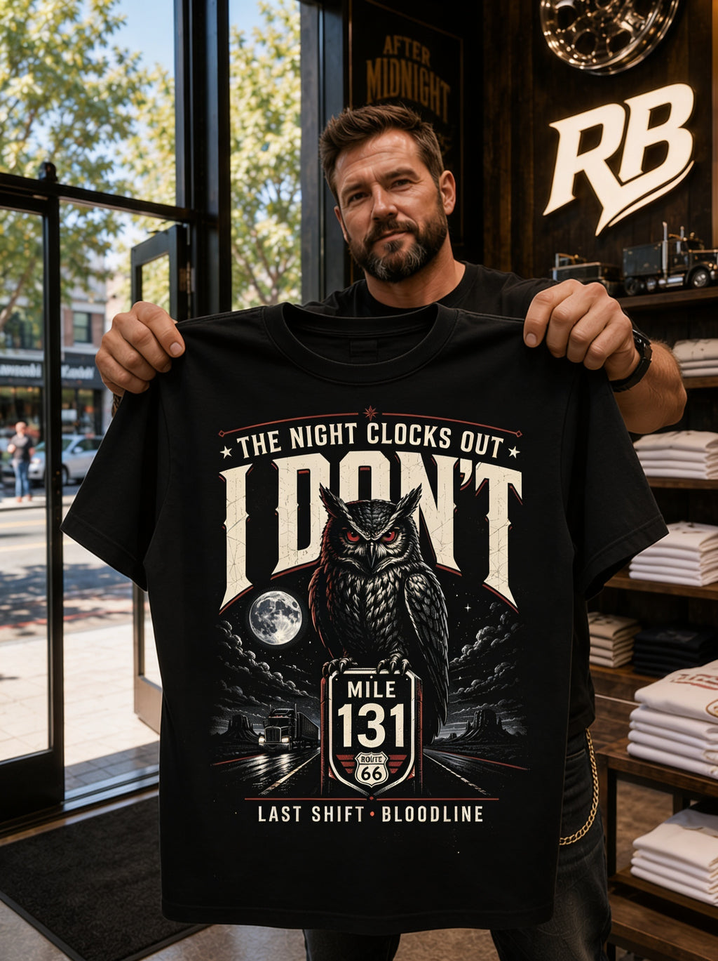 The Night Clocks Out I Don’t – Tee