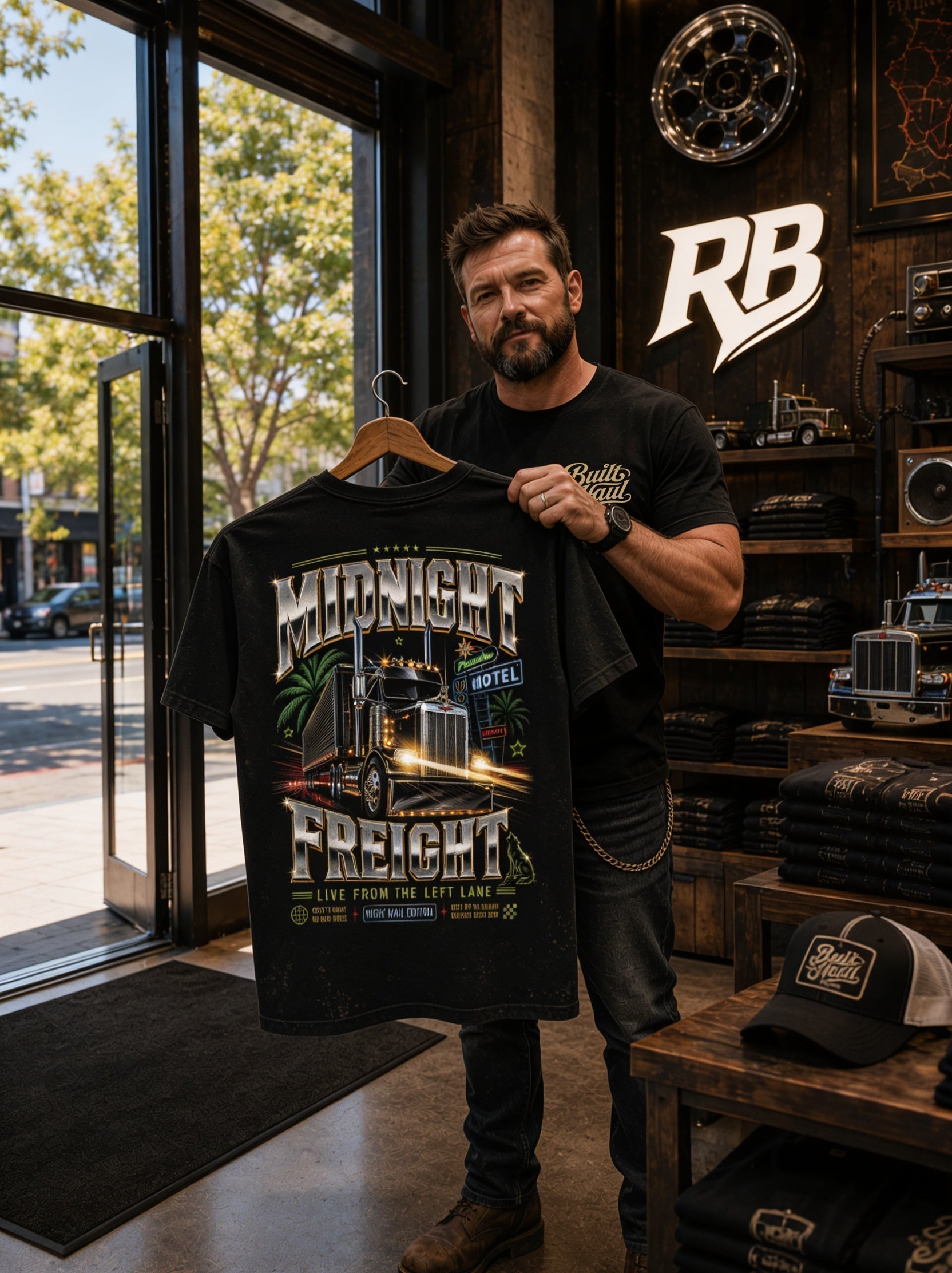 Midnight Freight – Tee Front Back