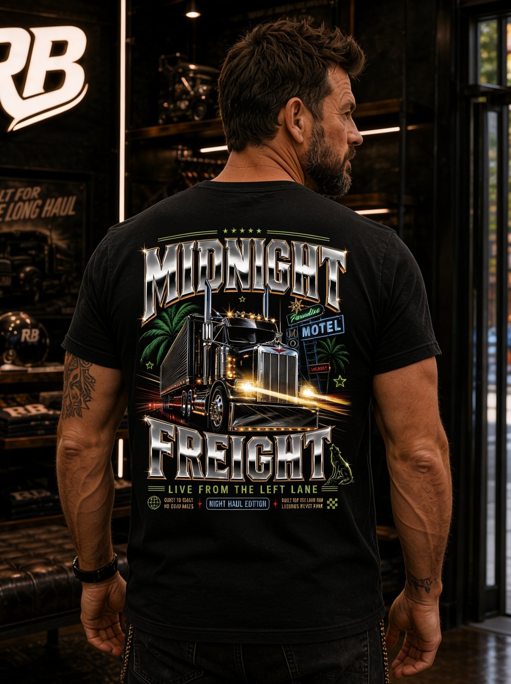 Midnight Freight – Tee Front Back
