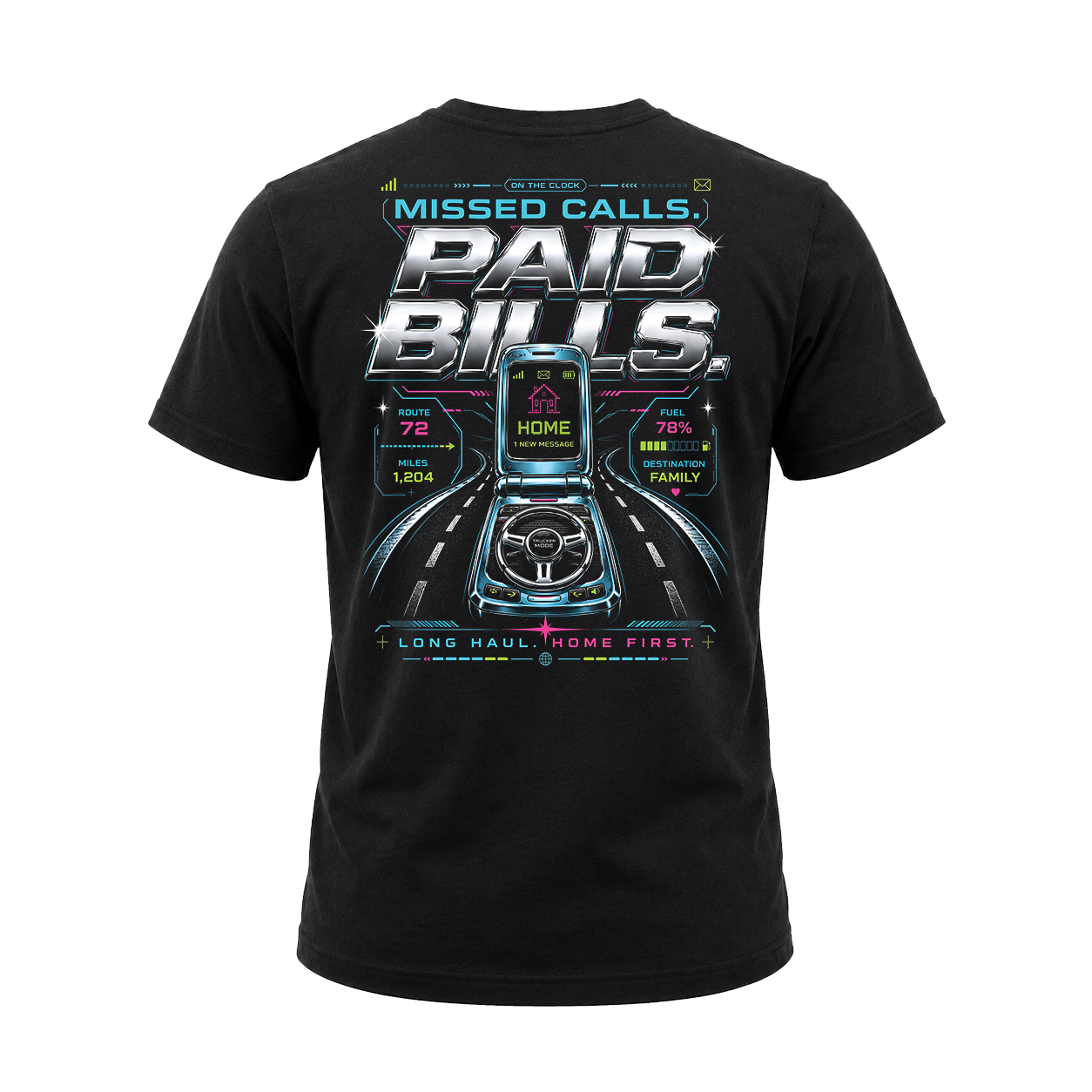 Missed Calls Paid Bills – Tee Back