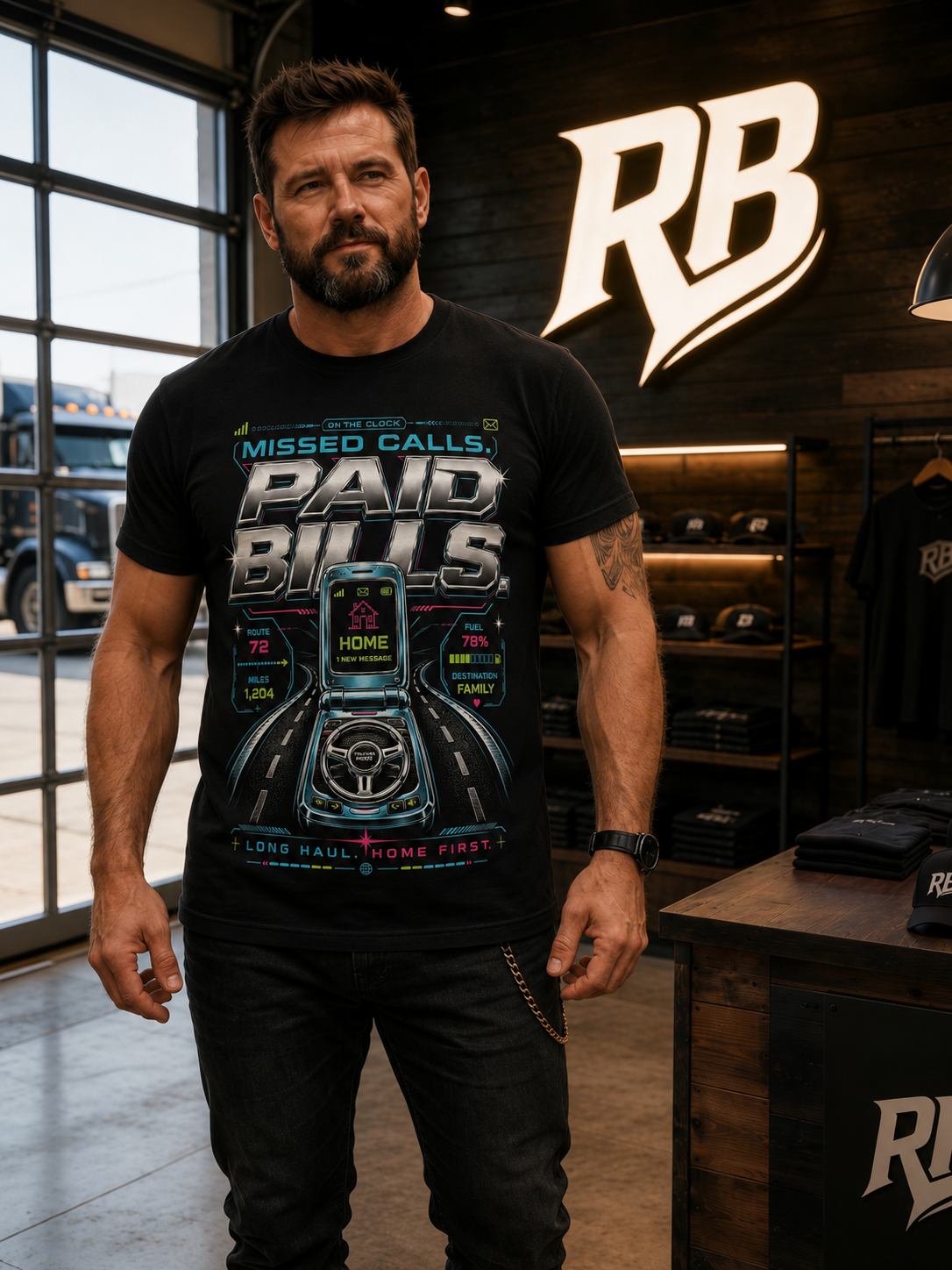Missed Calls Paid Bills – Tee Front