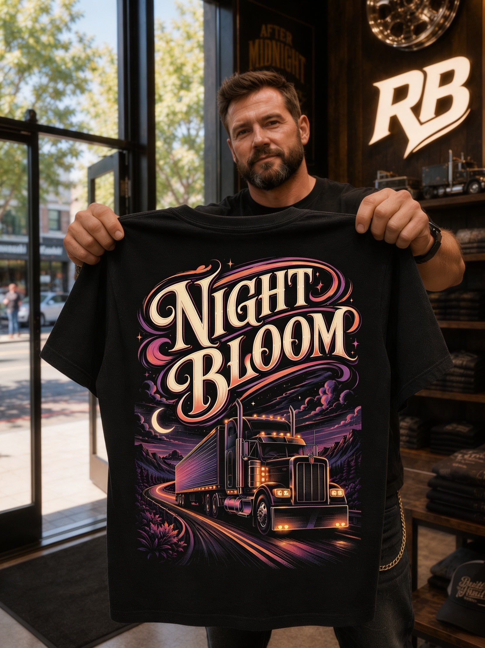 Night Bloom – Tee Back