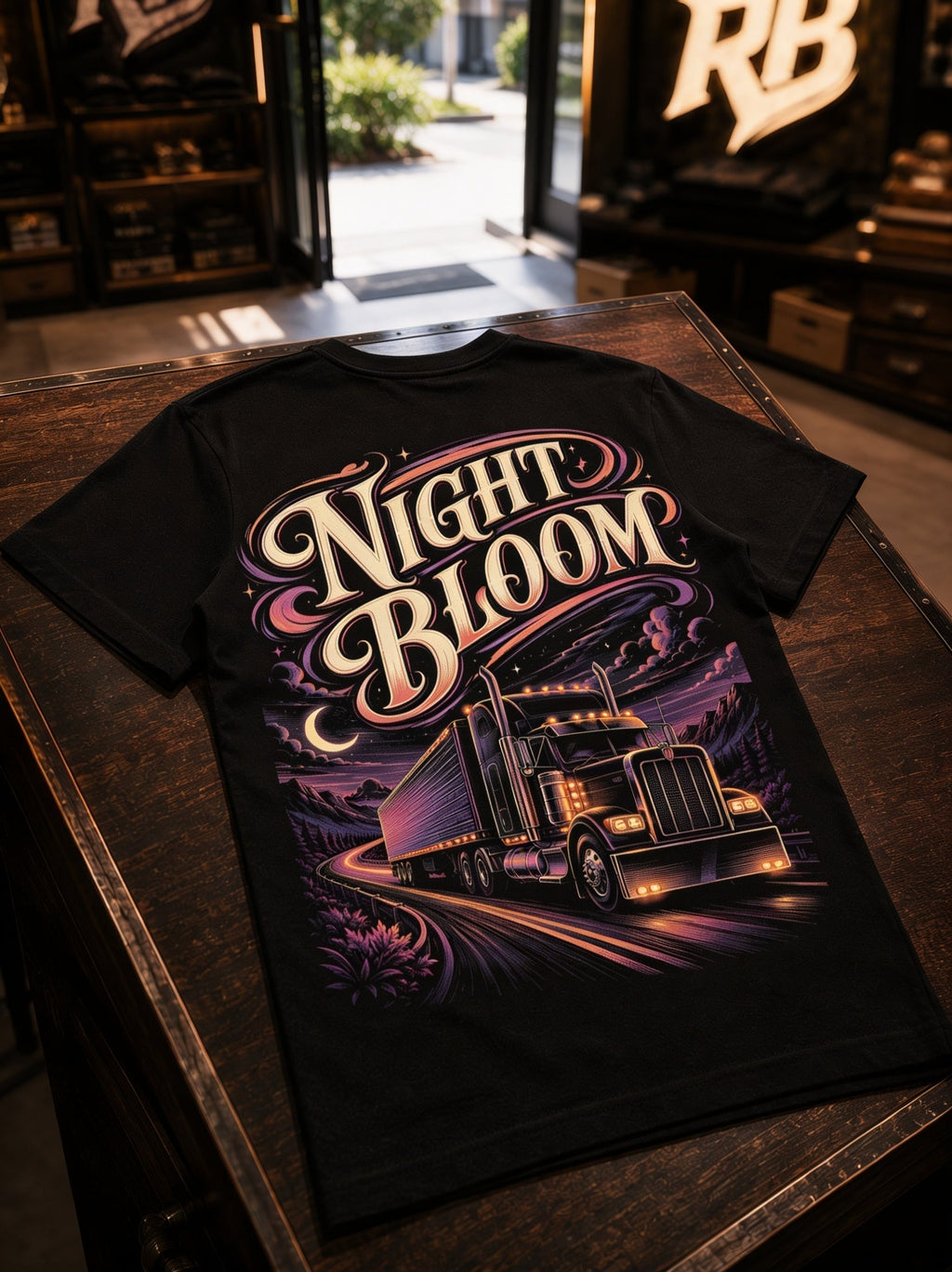 Night Bloom – Tee Back