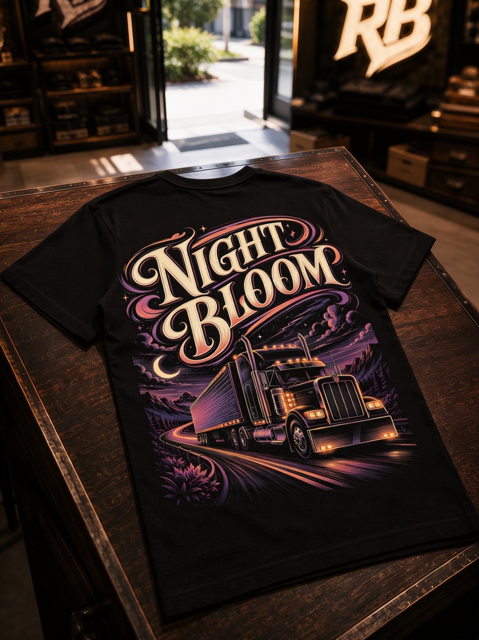 Night Bloom – Tee Back