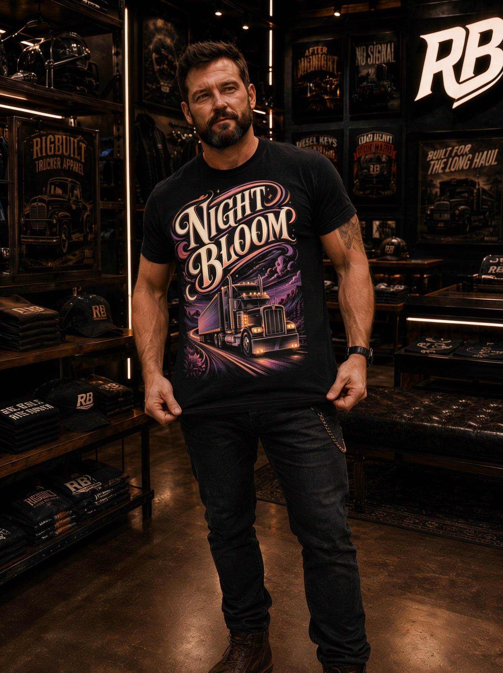 Night Bloom – Tee Front