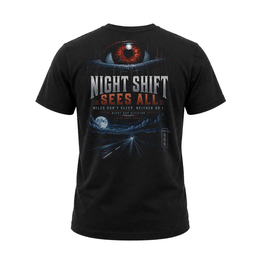 Night Shift Sees All – Tee Back