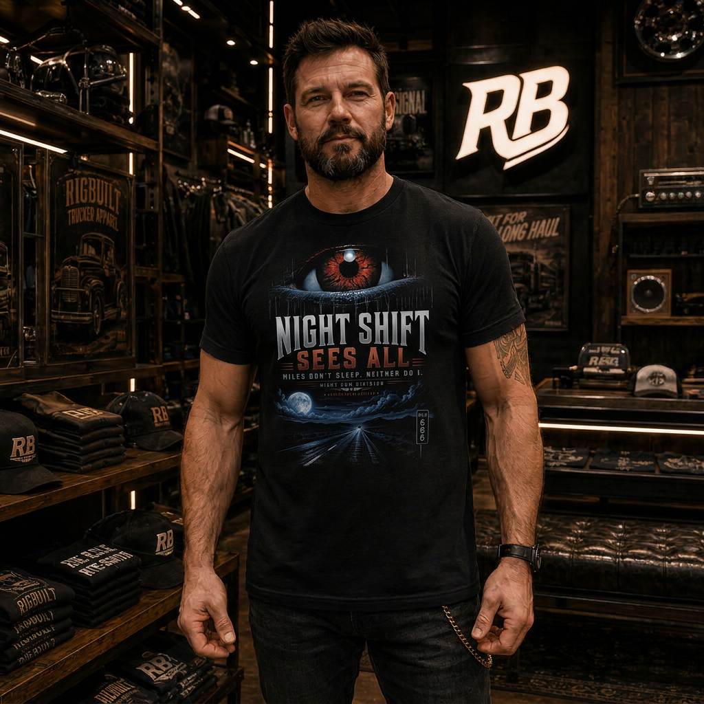 Night Shift Sees All – Tee Front