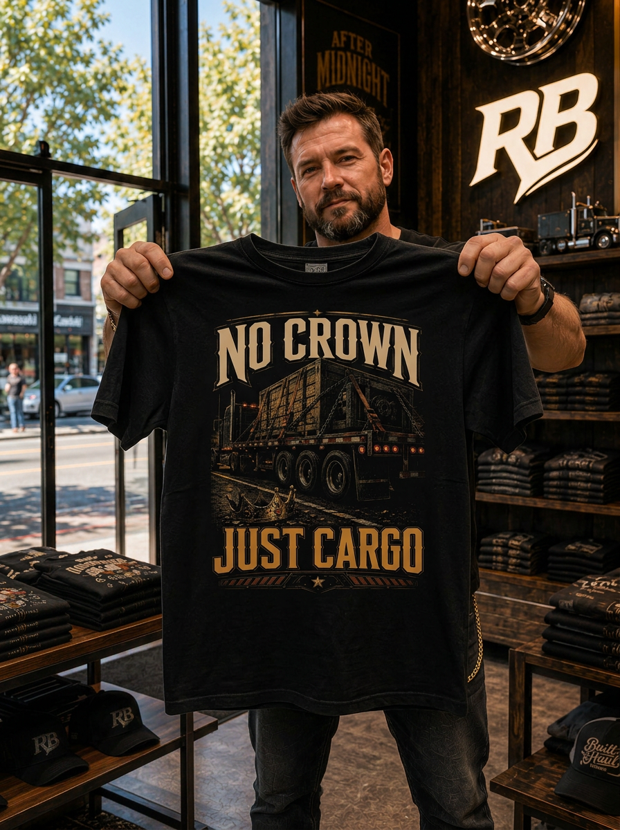 No Crown. Just Cargo - Tee Front