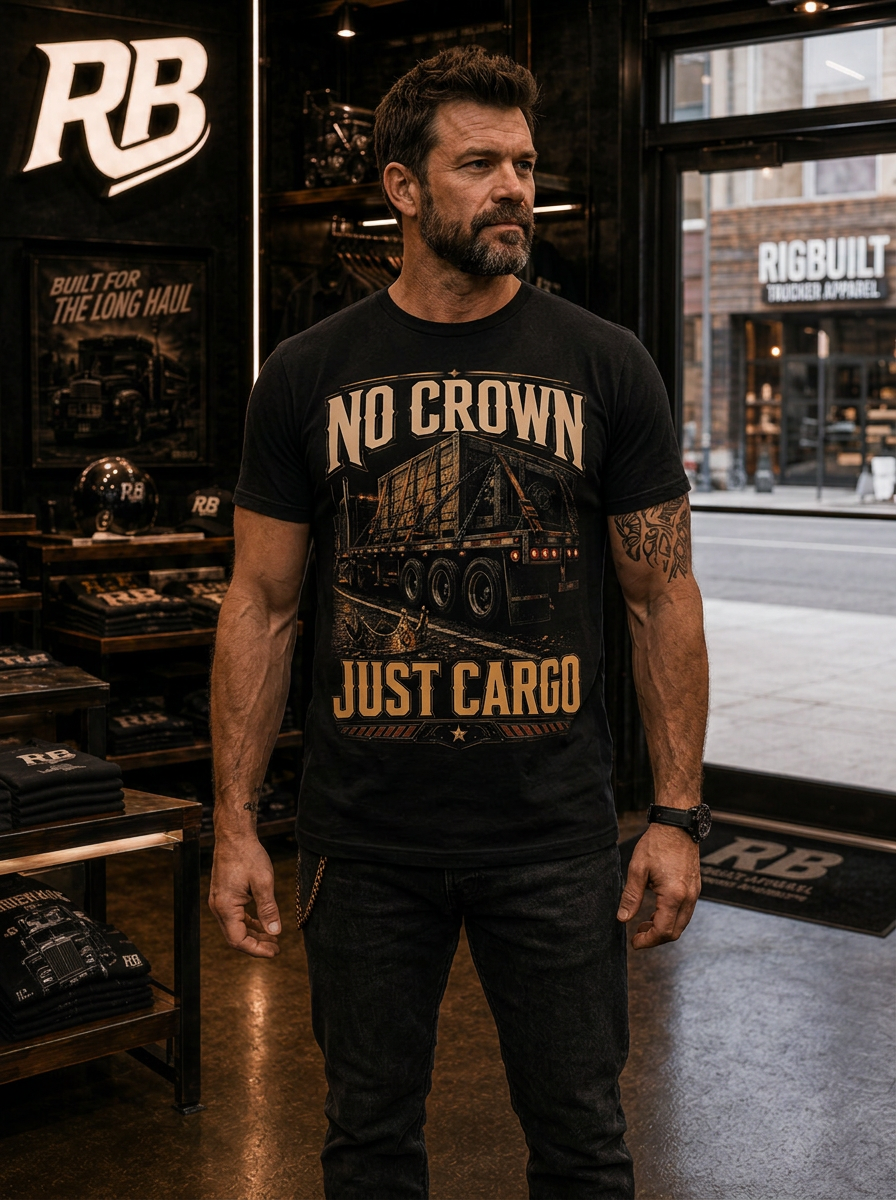 No Crown. Just Cargo - Tee Front