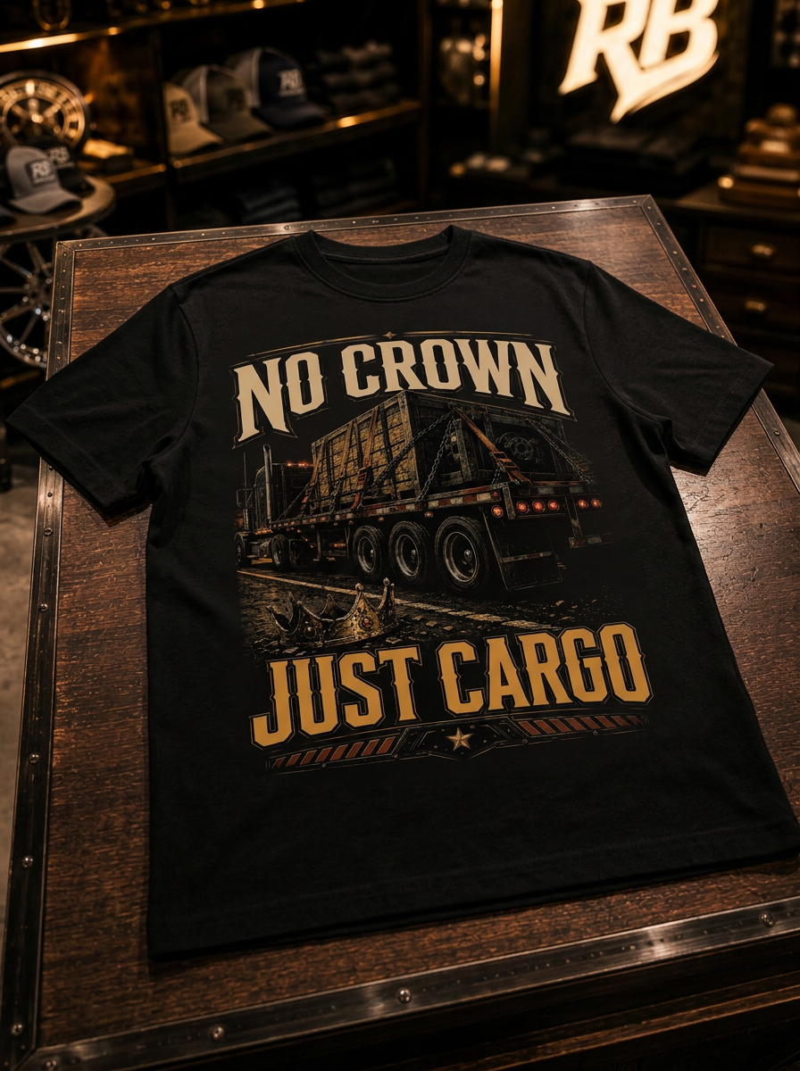 No Crown. Just Cargo - Tee Front
