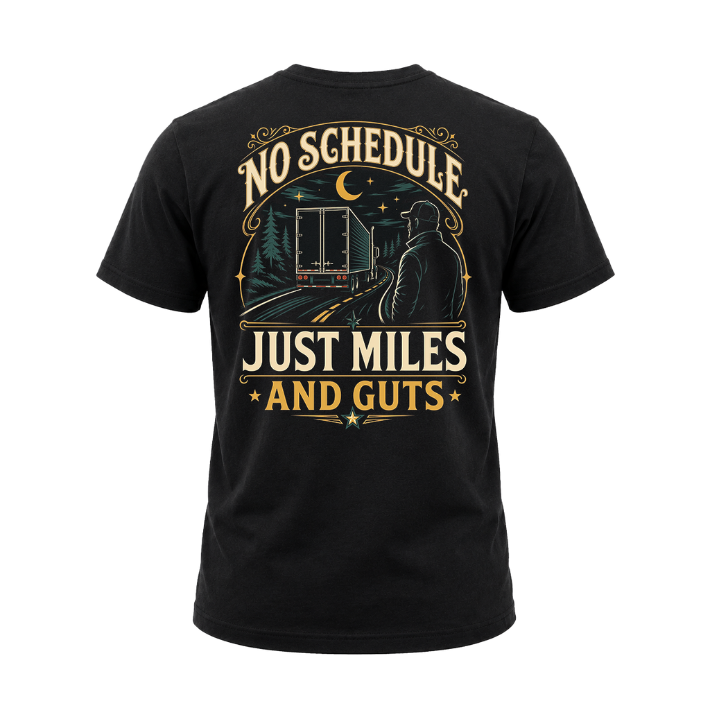 No Schedule Just Miles – Tee Back