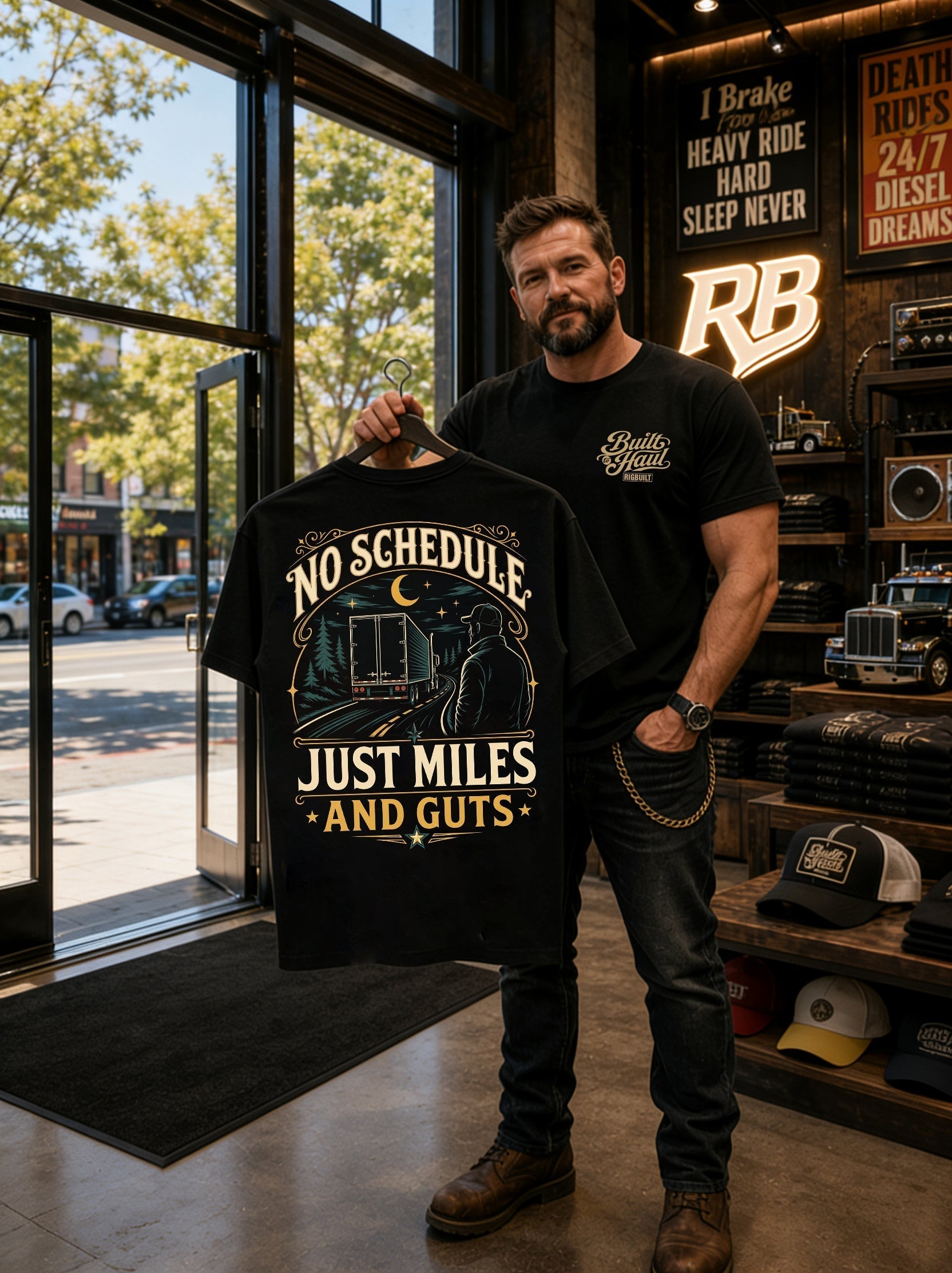 No Schedule Just Miles – Tee Back