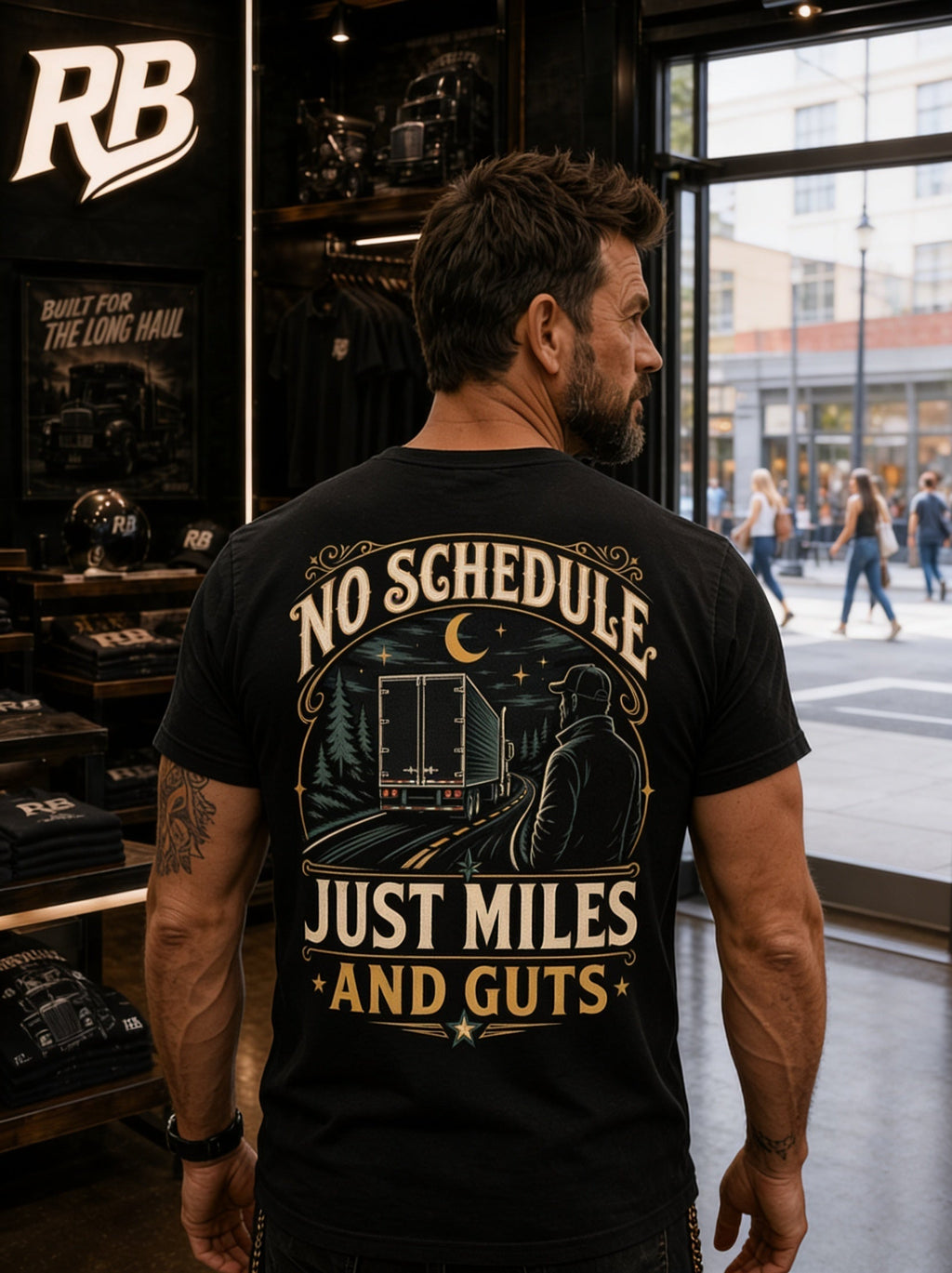No Schedule Just Miles – Tee Back