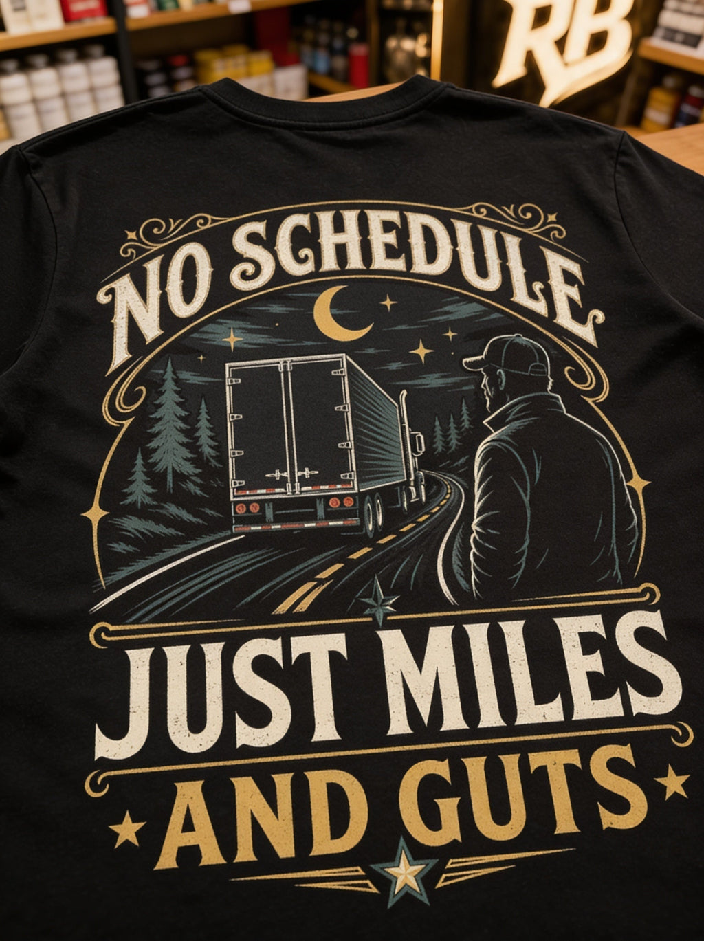 No Schedule Just Miles – Tee Back