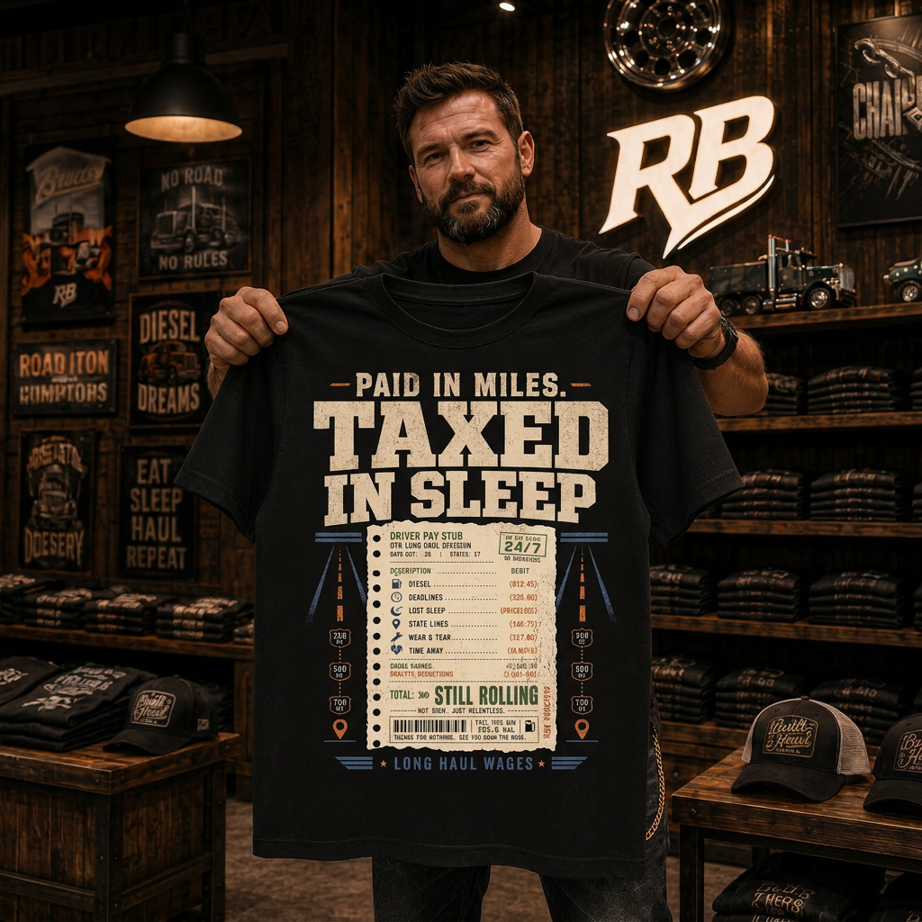 Paid In Miles Taxed In Sleep – Tee Front