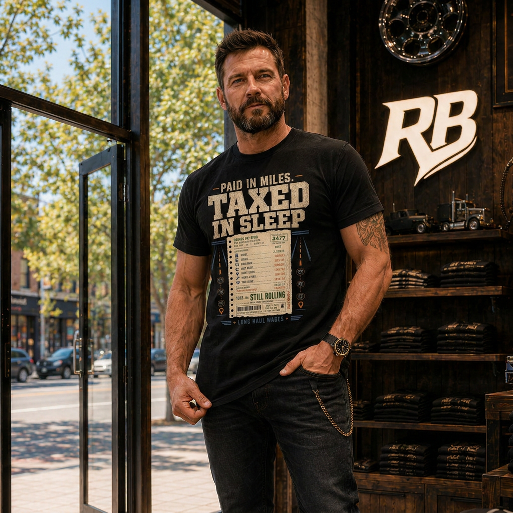 Paid In Miles Taxed In Sleep – Tee Front