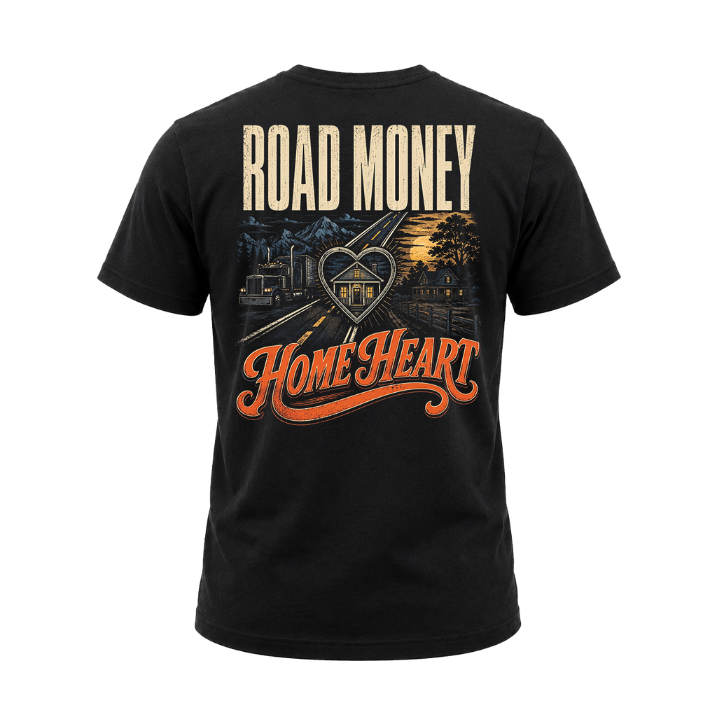 Road Money Home Heart - Tee Back