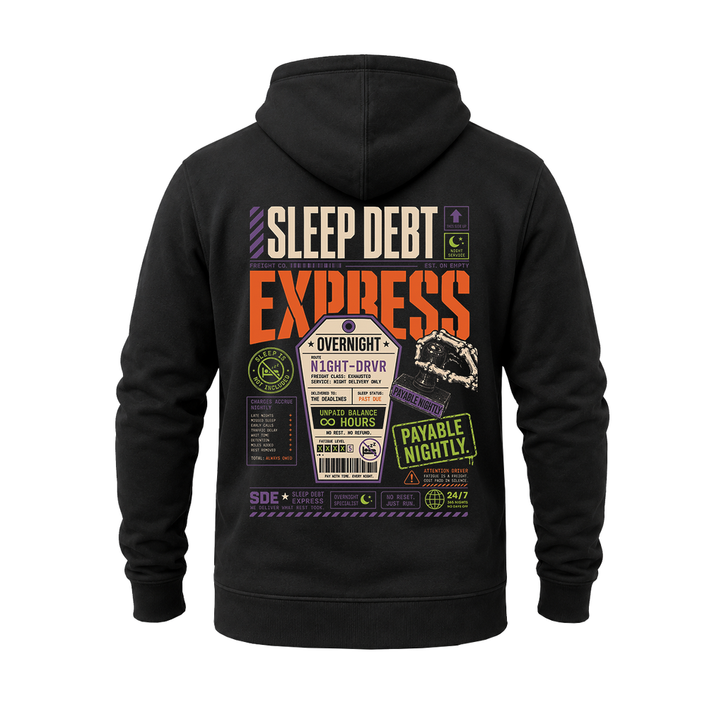 Sleep Debt Express – Hoodie