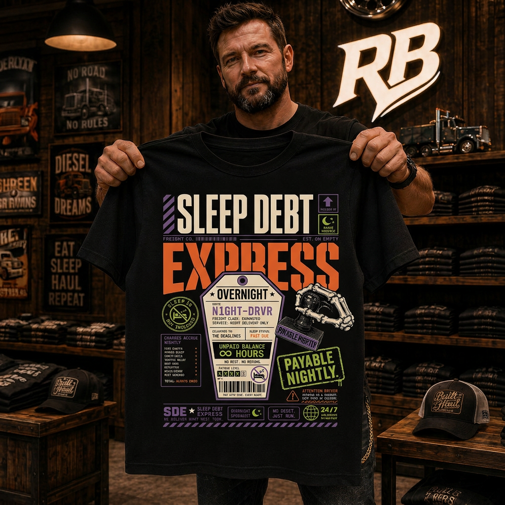 Sleep Debt Express – Tee Front