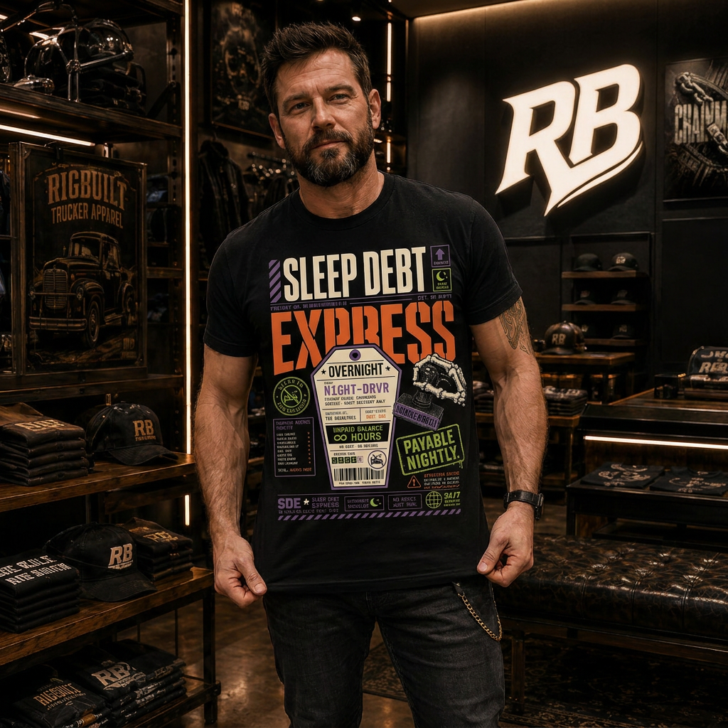 Sleep Debt Express – Tee Front