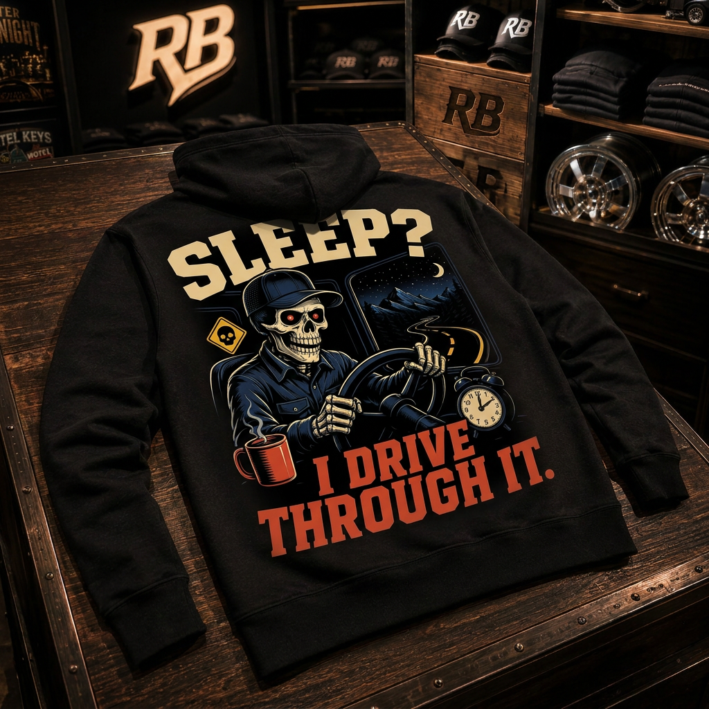 Sleep? I Drive Through It - Hoodie