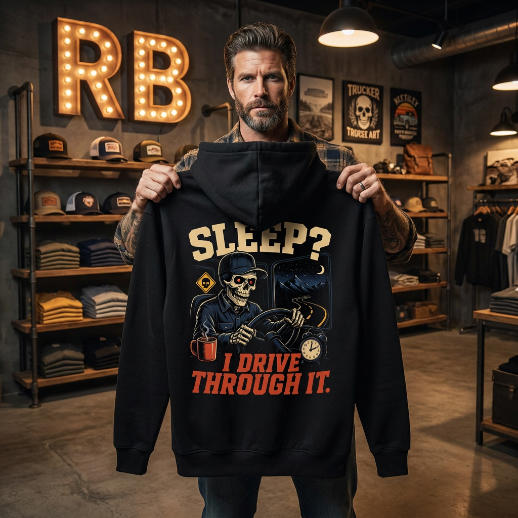 Sleep? I Drive Through It - Hoodie