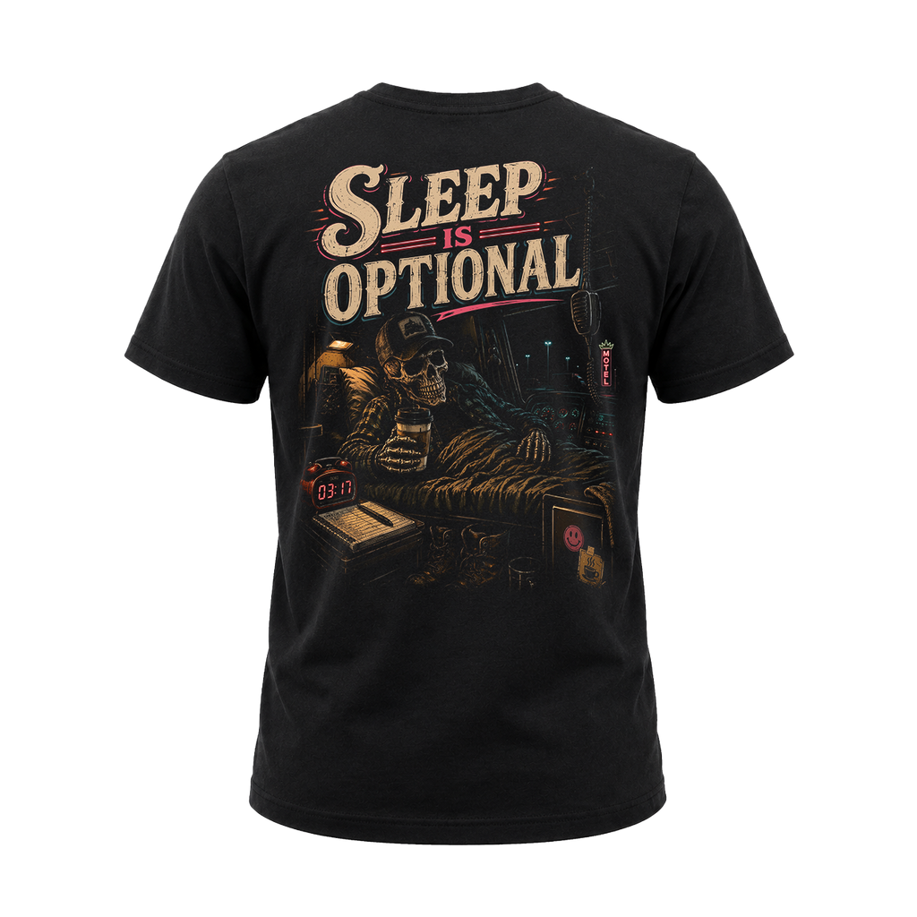 Sleep Is Optional - Tee Back