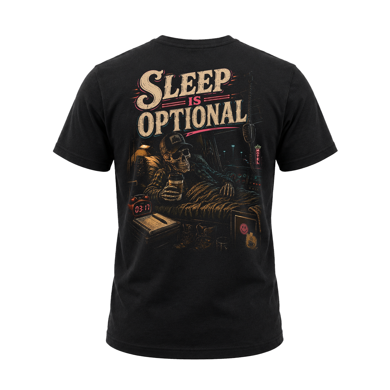 Sleep Is Optional - Tee Back