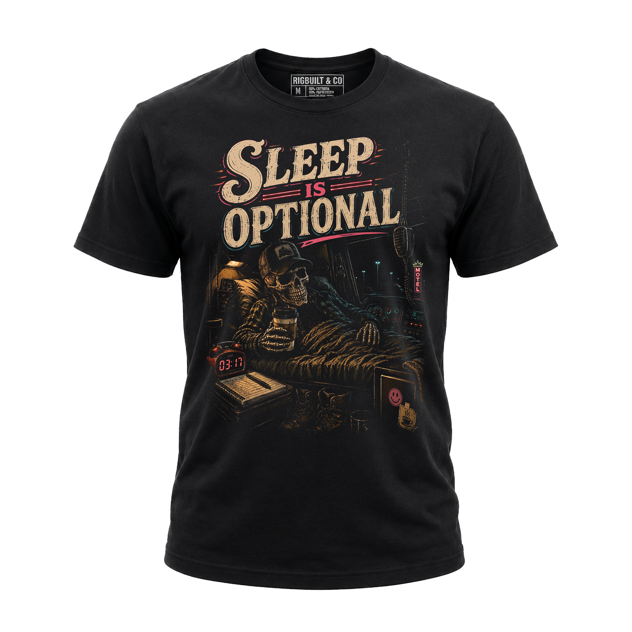 Sleep Is Optional - Tee Front