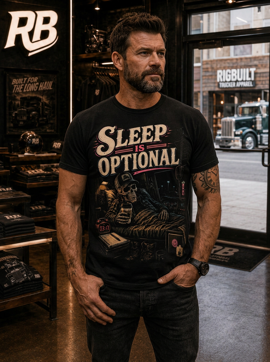 Sleep Is Optional - Tee Front
