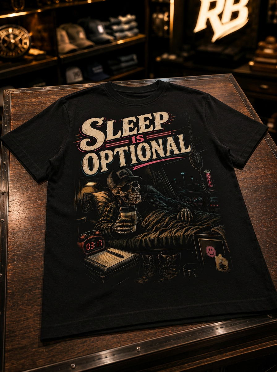 Sleep Is Optional - Tee Front
